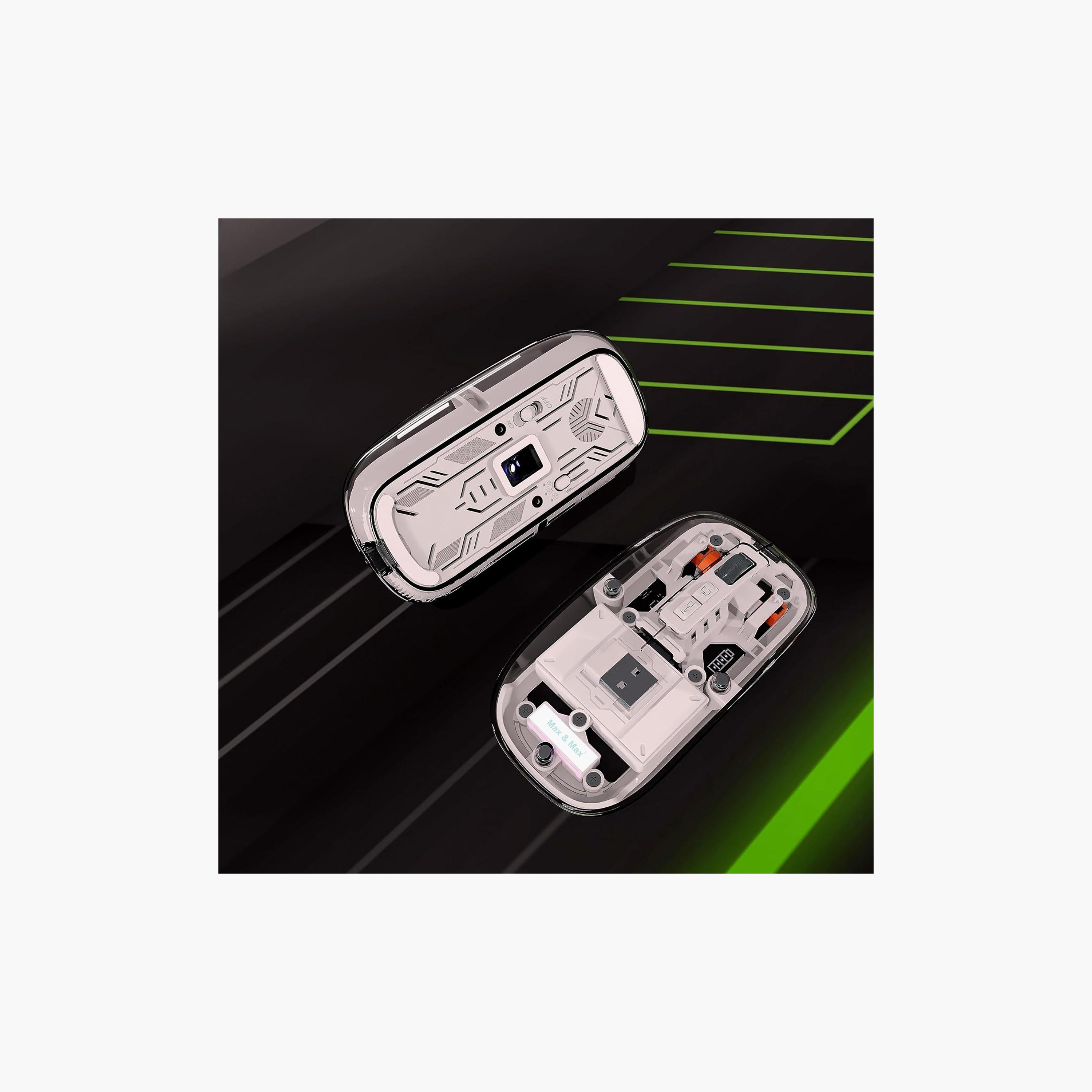 ماكس آند ماكس فأرة شفافة، أبيض | MXM-T901-electronics-accessories-computeraccesories-image-5
