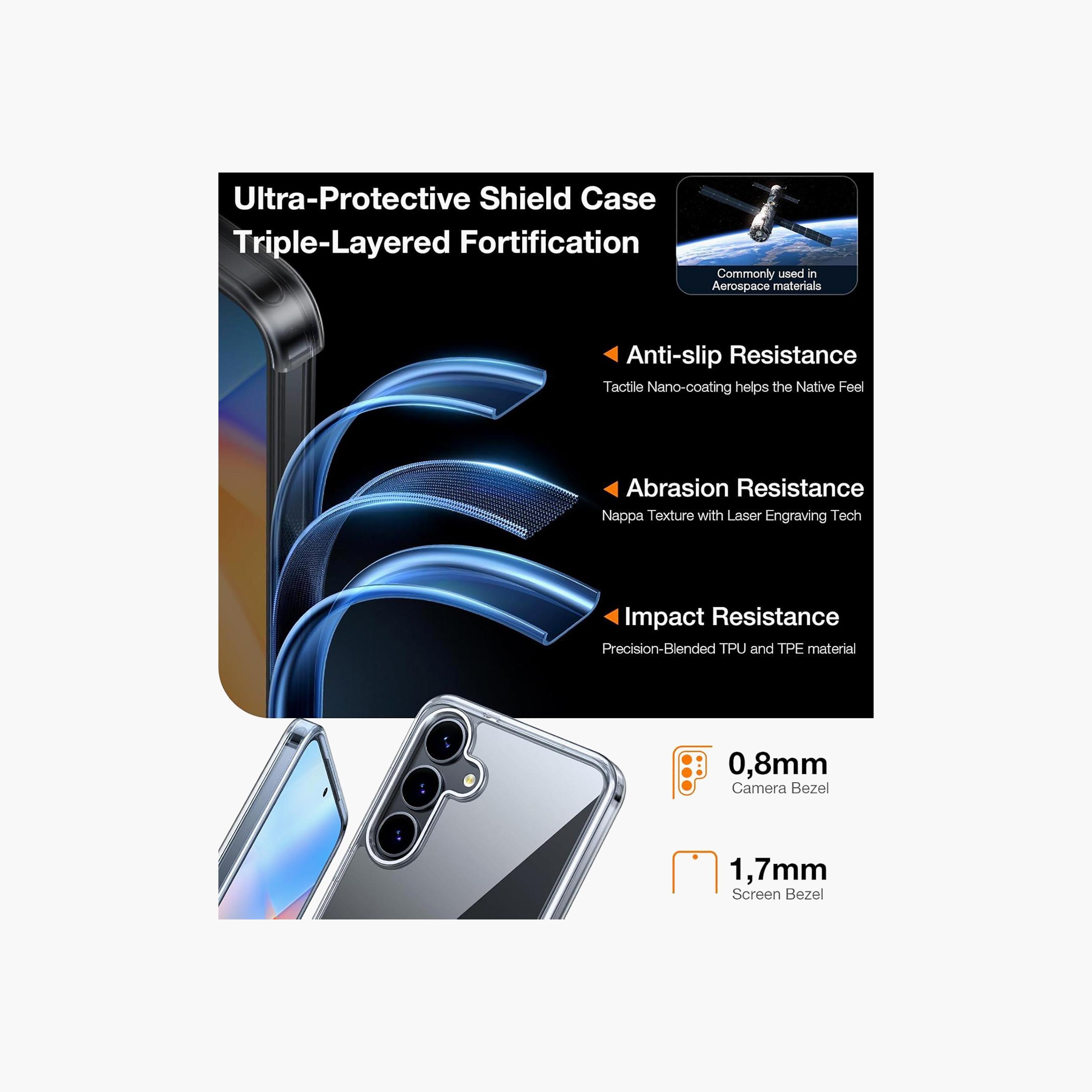 Trands S25 Plus Shockproof Clear Case | TR-CC2542-electronics-accessories-mobileaccesories-image-3
