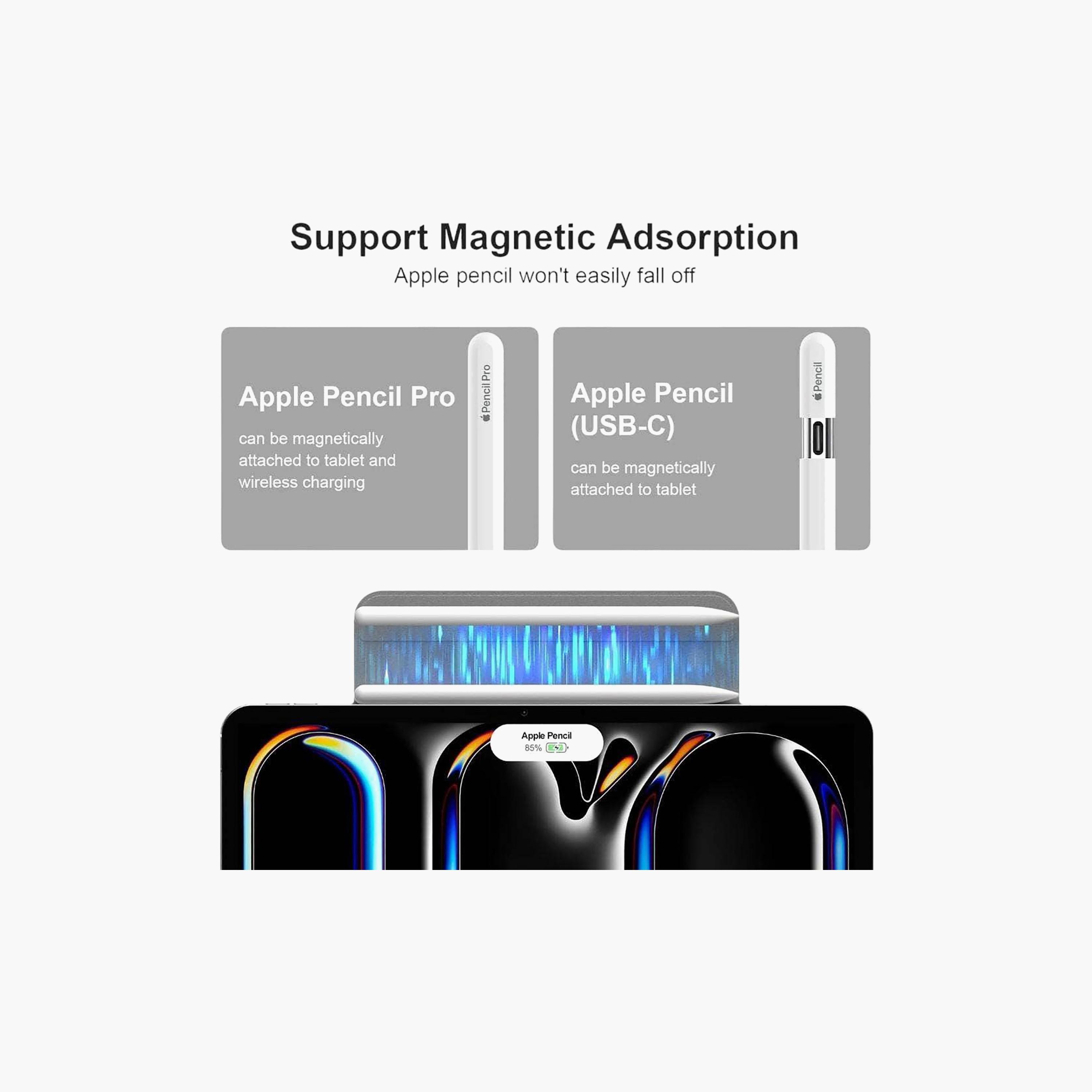ماكس آند ماكس حافظة لجهاز آيباد برو مقاس 13" 2024، أسود | MXIPDP13C-electronics-accessories-mobileaccesories-image-4