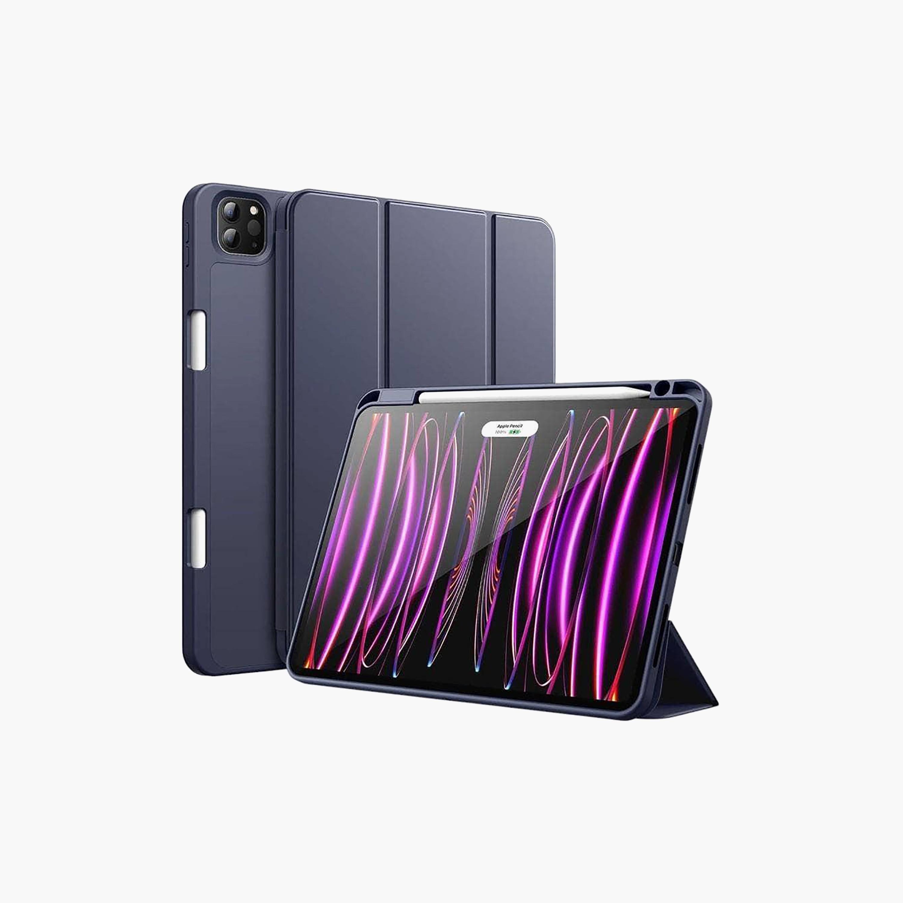 Max & Max Fitit Book Case iPad Pro 11 Inch 2024 Blue | MXIPDP11C-electronics-accessories-mobileaccesories-image-1