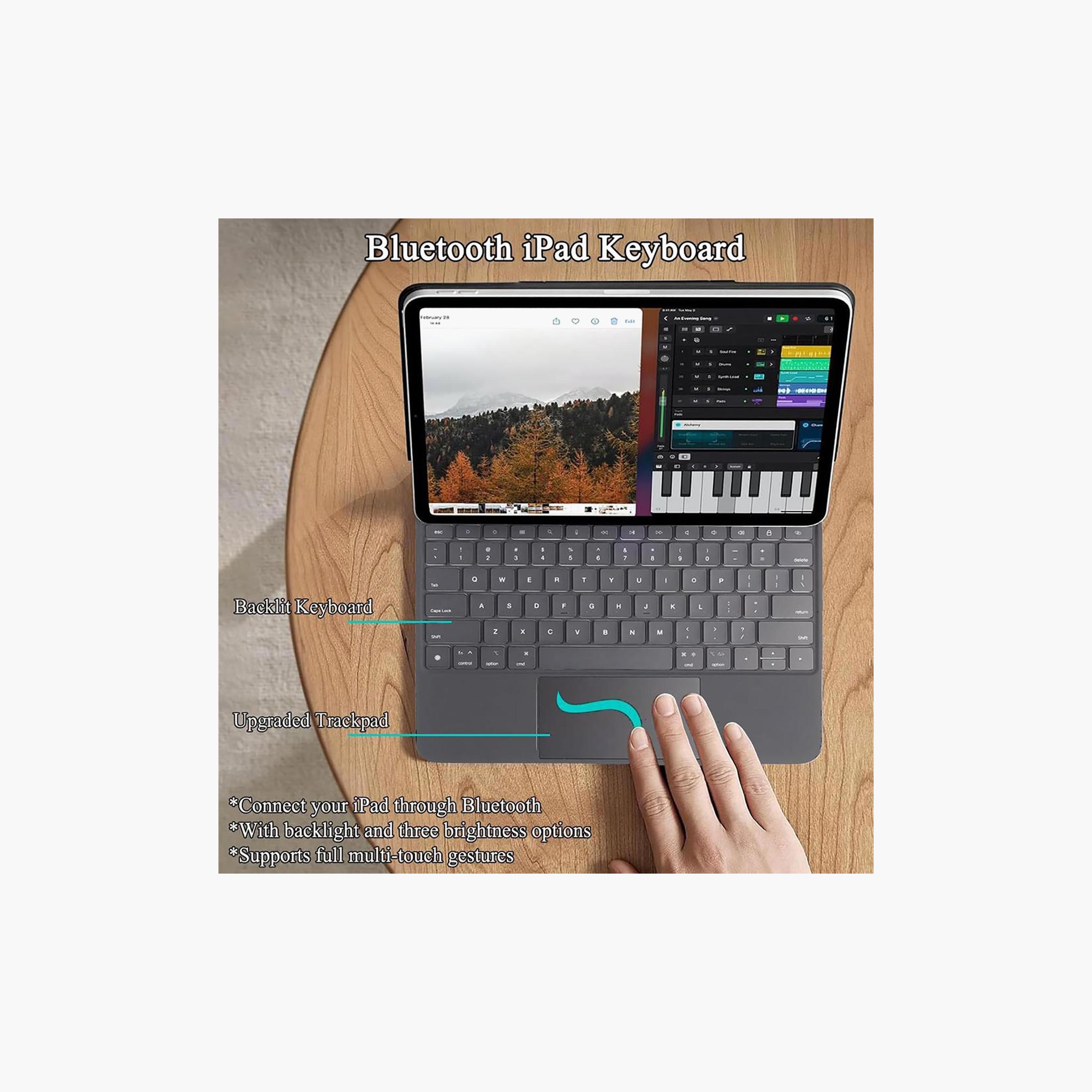 Trands iPad 13 Pro 2024 Keyboard Case | TR-KST2008-electronics-accessories-mobileaccesories-image-3