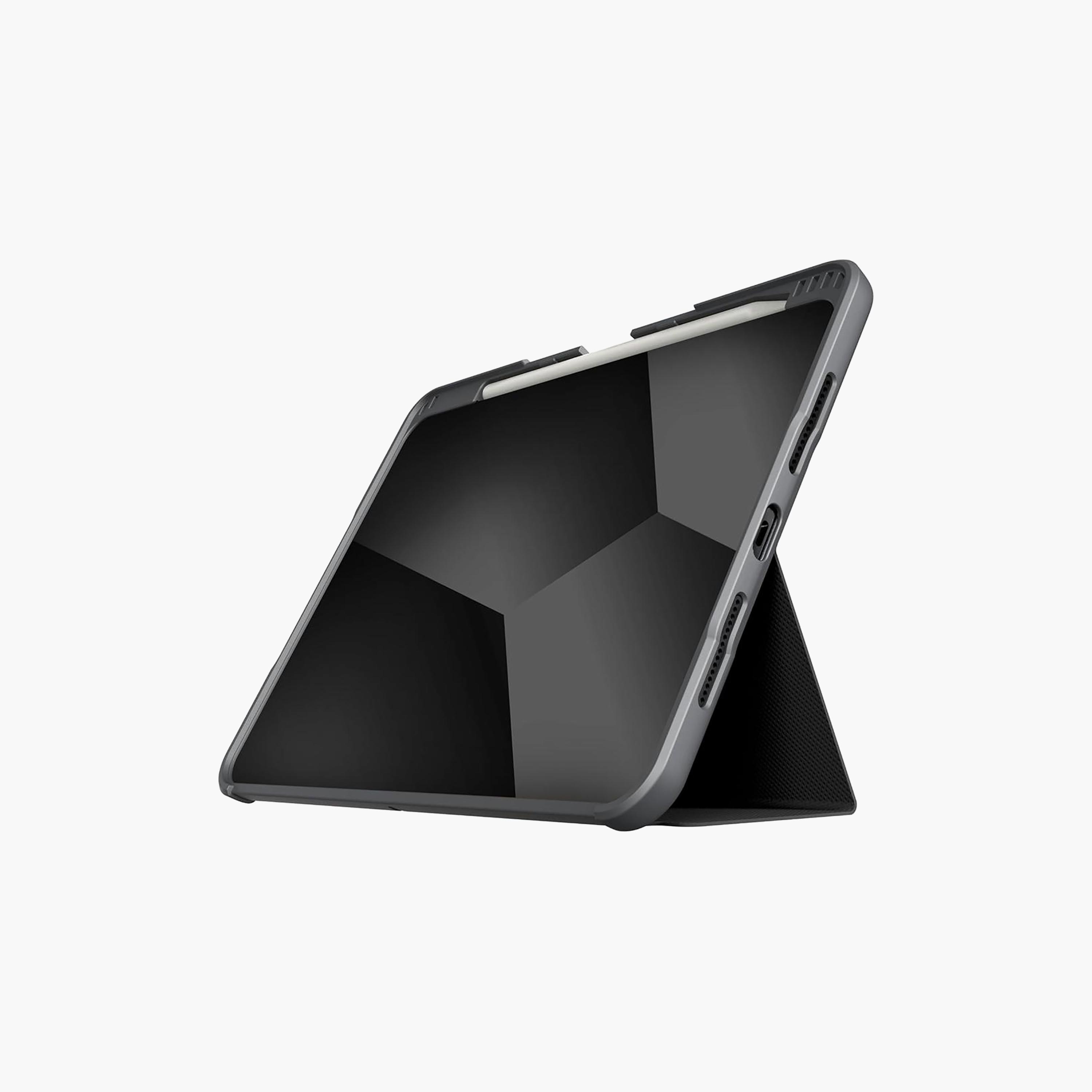 STM Dux Plus Case for iPad Pro 11" M4 (2024), Ultra Protective, Clear Back, Drop-Test Certified Grey-electronics-accessories-mobileaccesories-image-1