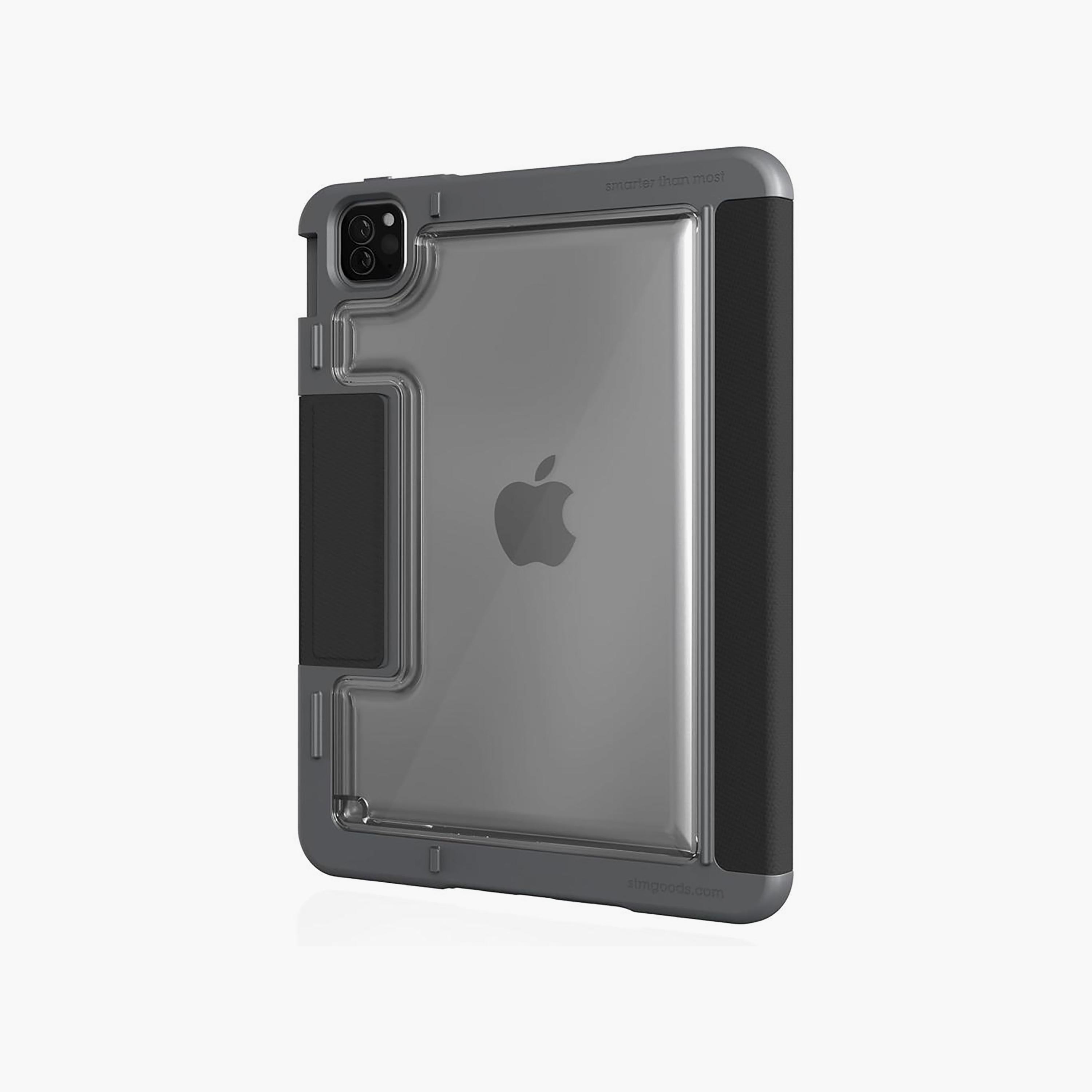 STM Dux Plus Case for iPad Pro 11" M4 (2024), Ultra Protective, Clear Back, Drop-Test Certified Grey-electronics-accessories-mobileaccesories-image-2