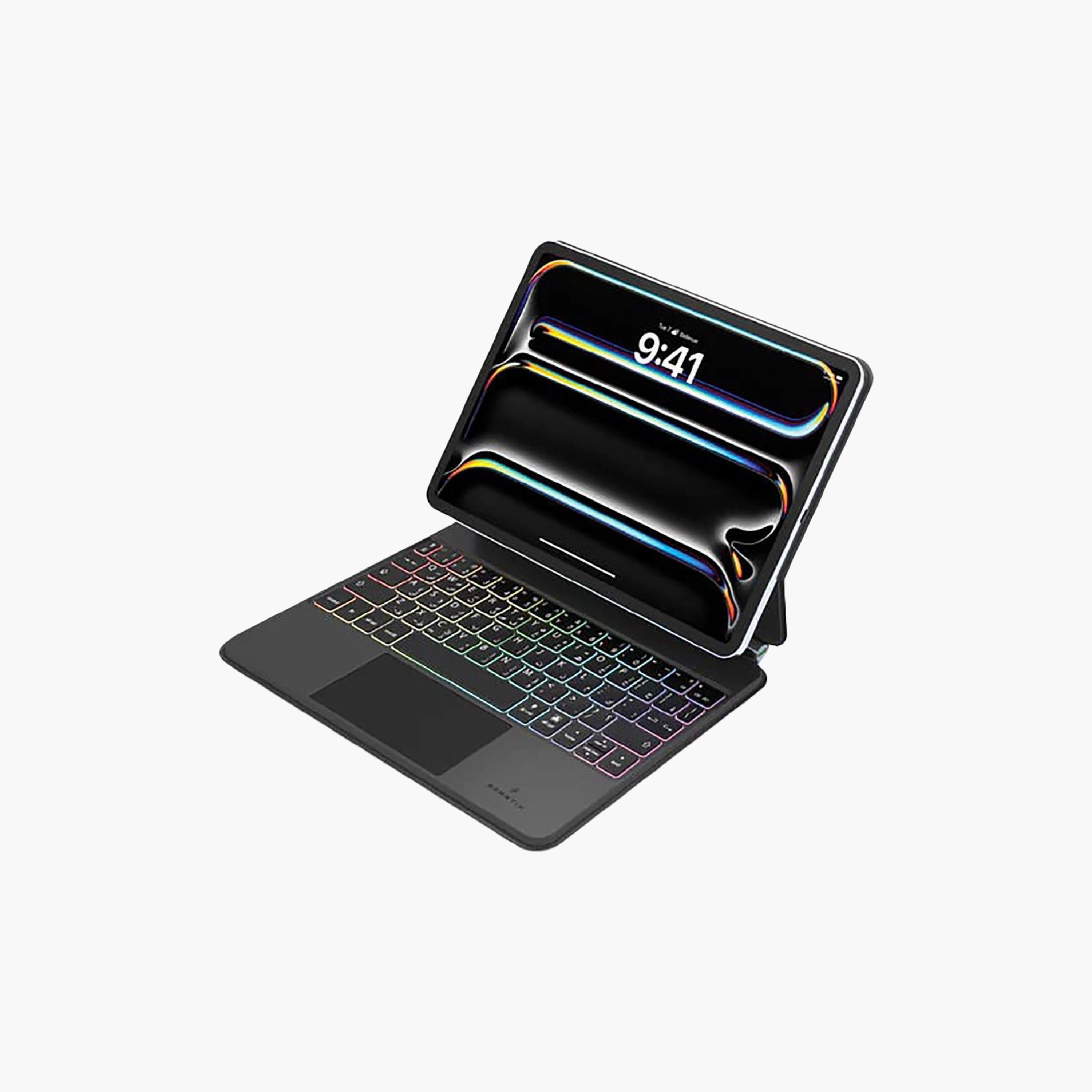 Smartix Magnetic Backlit Keyboard Case With Trackpad Black iPad Pro 13 Inch | ACIPD127GN-electronics-accessories-mobileaccesories-image-1