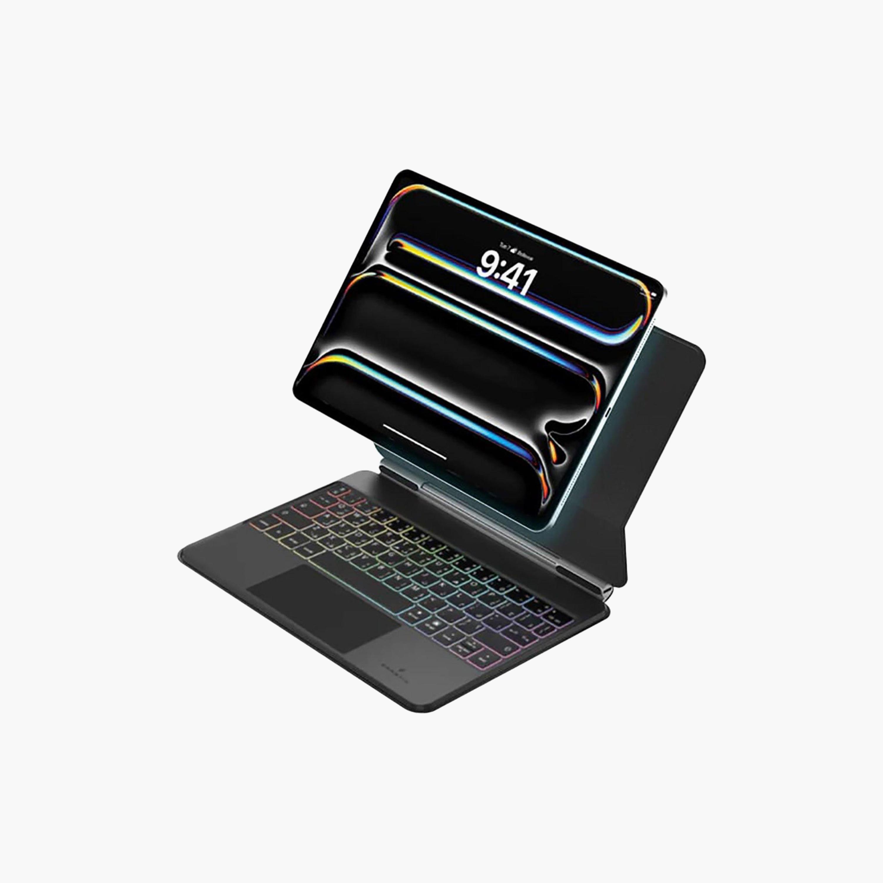 Smartix Magnetic Backlit Keyboard Case With Trackpad Black iPad Pro 13 Inch | ACIPD127GN-electronics-accessories-mobileaccesories-image-2