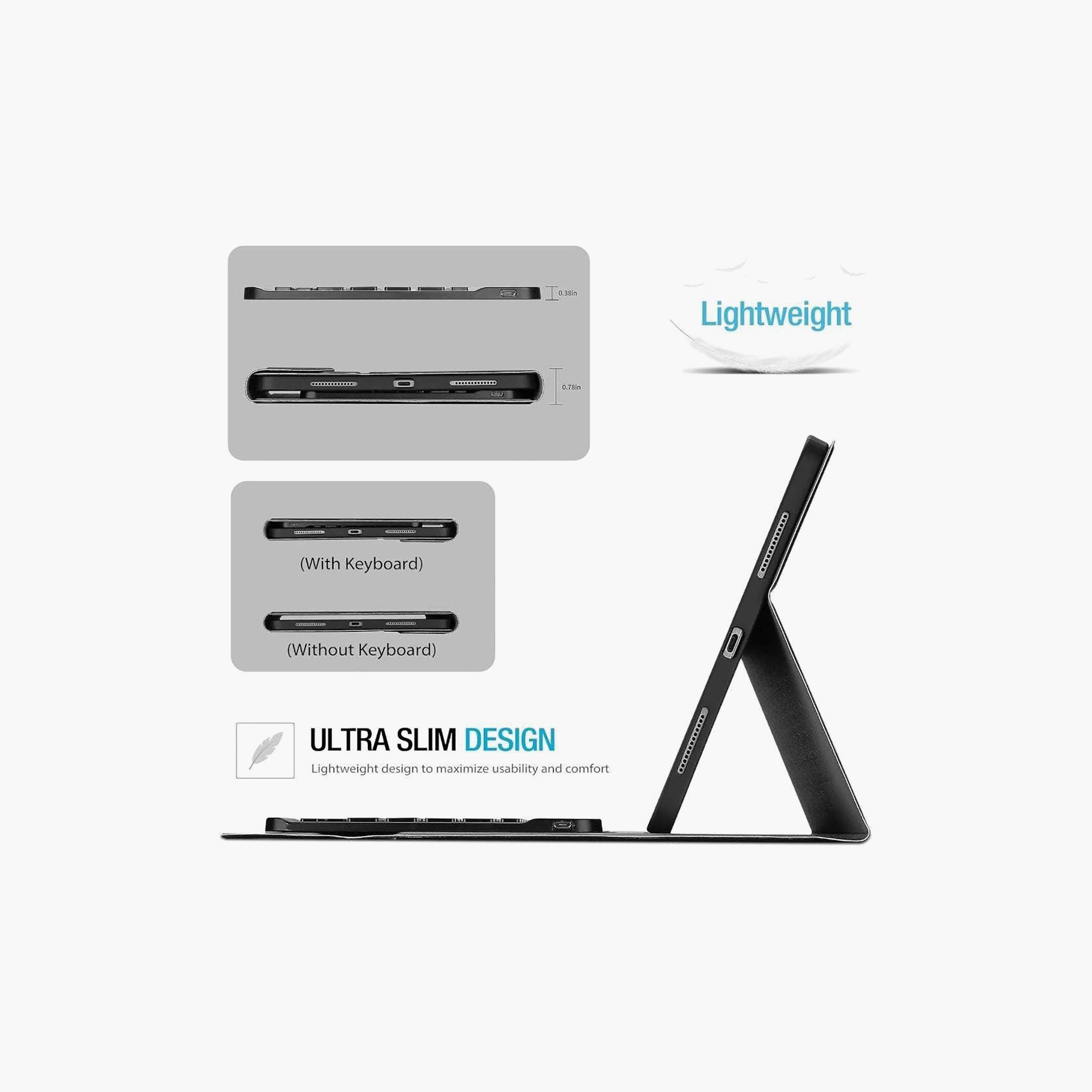 Max & Max Magnetic Keyboard Case For iPad 10.9 Inch 10th Gen 2022 | MXMK109-electronics-accessories-mobileaccesories-image-2