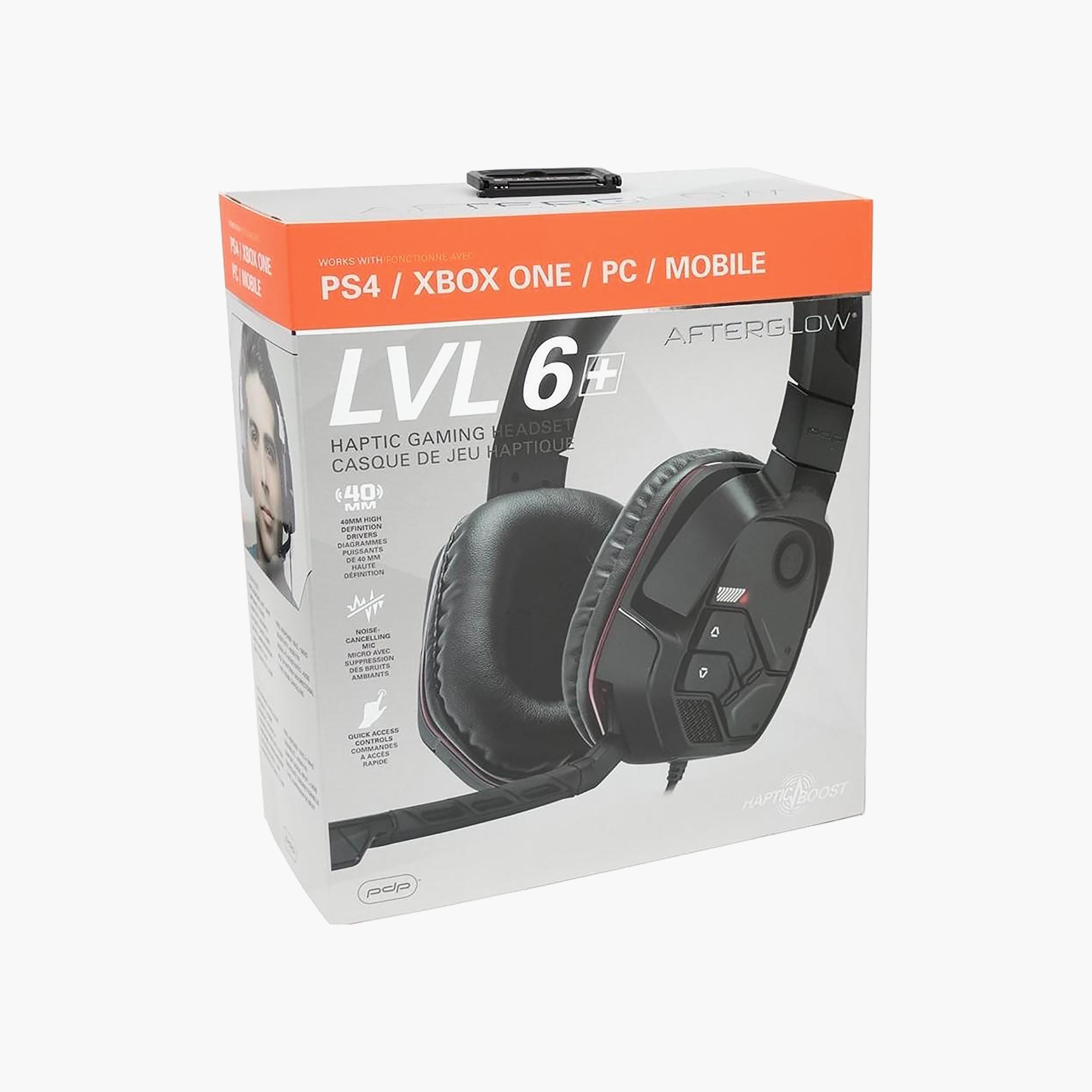 PDP Afterglow LVL 6+ Universal Haptic Gaming Headset for Xbox One/PS4/PC/Mobile, Black | 090-072-EU-electronics-headphonesandearphones-image-3