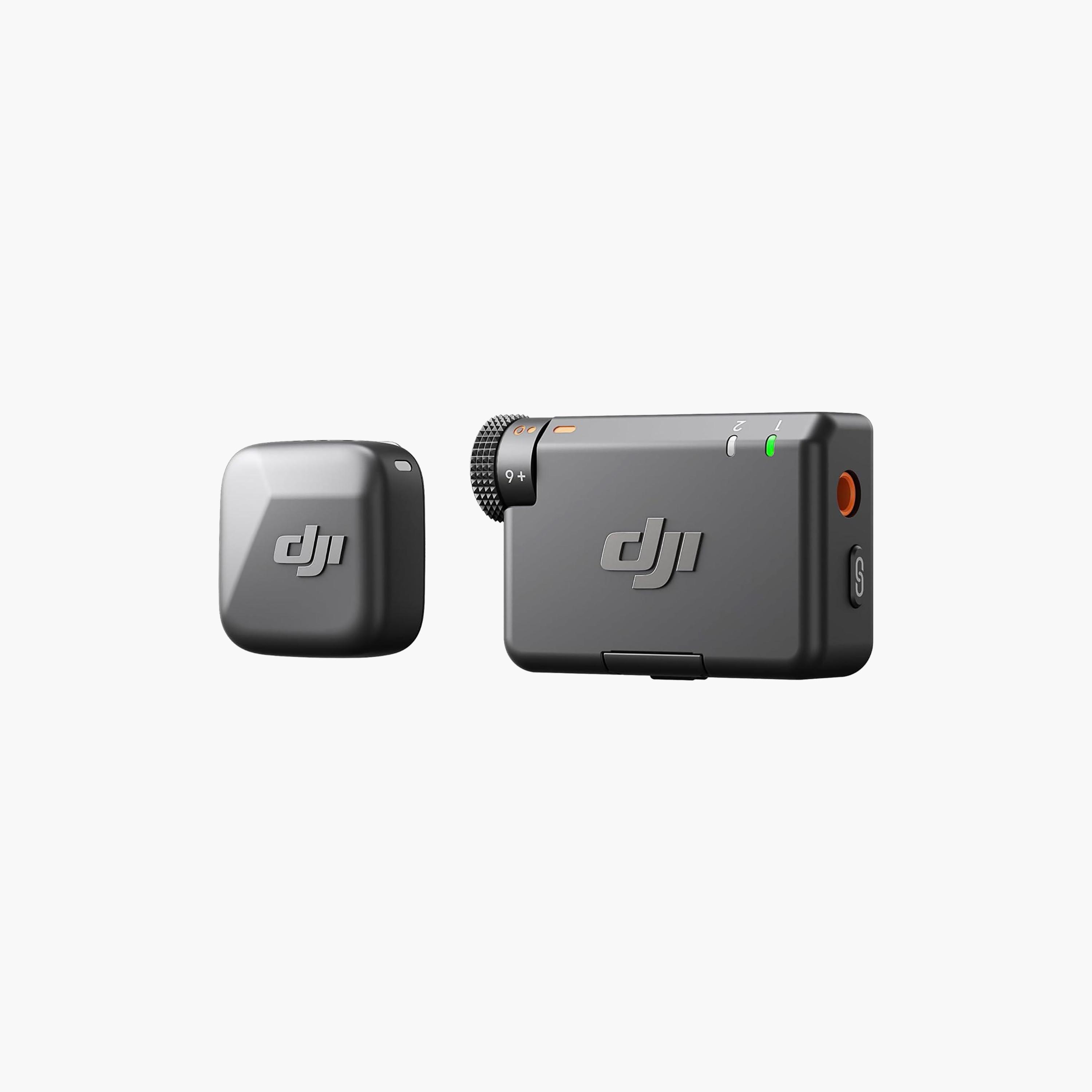 DJI Mic Mini (1TX+1RX) Wireless Mic, Noise Cancel, Auto Limit, 400m Range | DJI-MIC100M-electronics-portabledevices-image-1