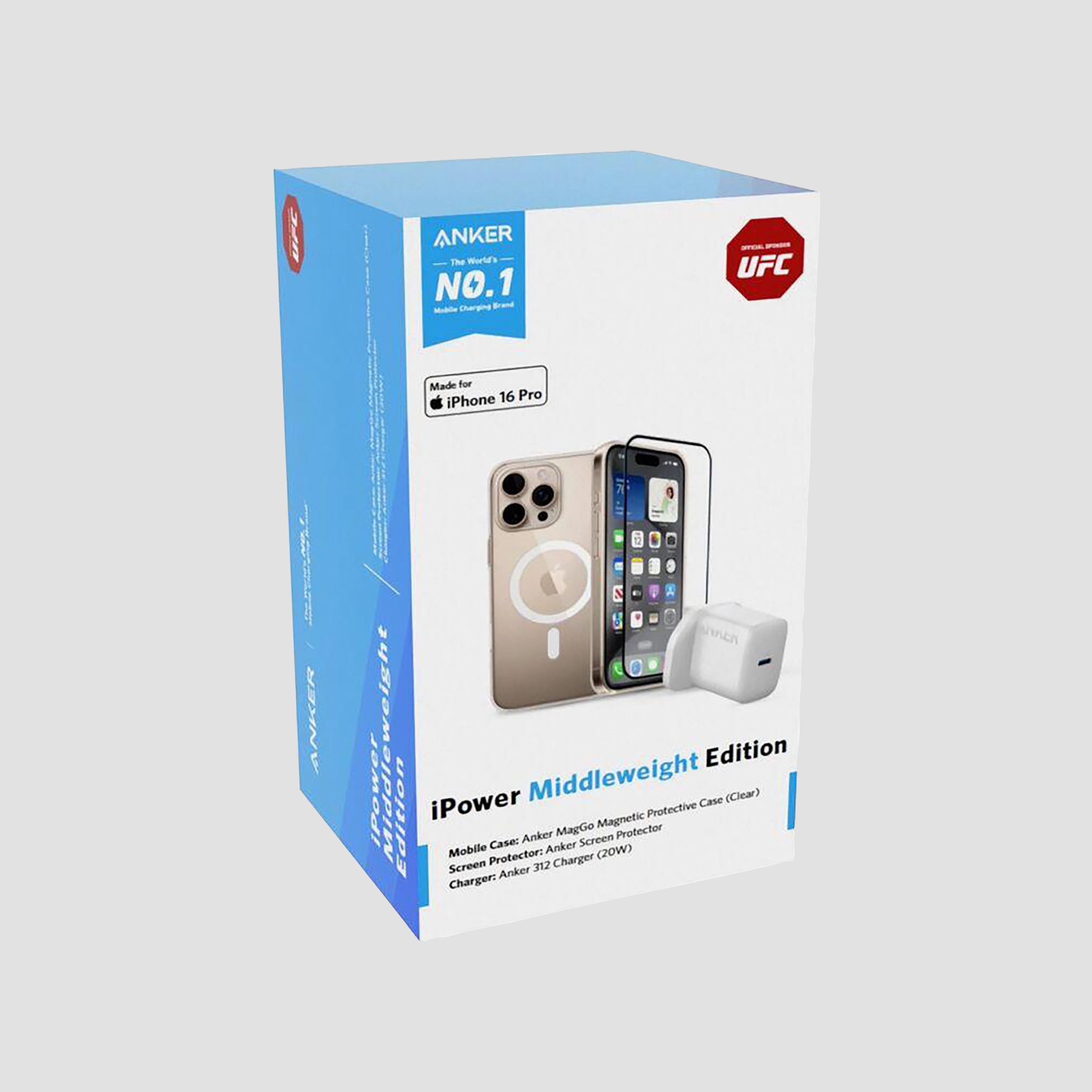 Anker iPower Bundle Middle Weight Edition - iPhone 16 Pro Max (20W Charger+Screen Protector+Cover)-electronics-accessories-mobileaccesories-image-2