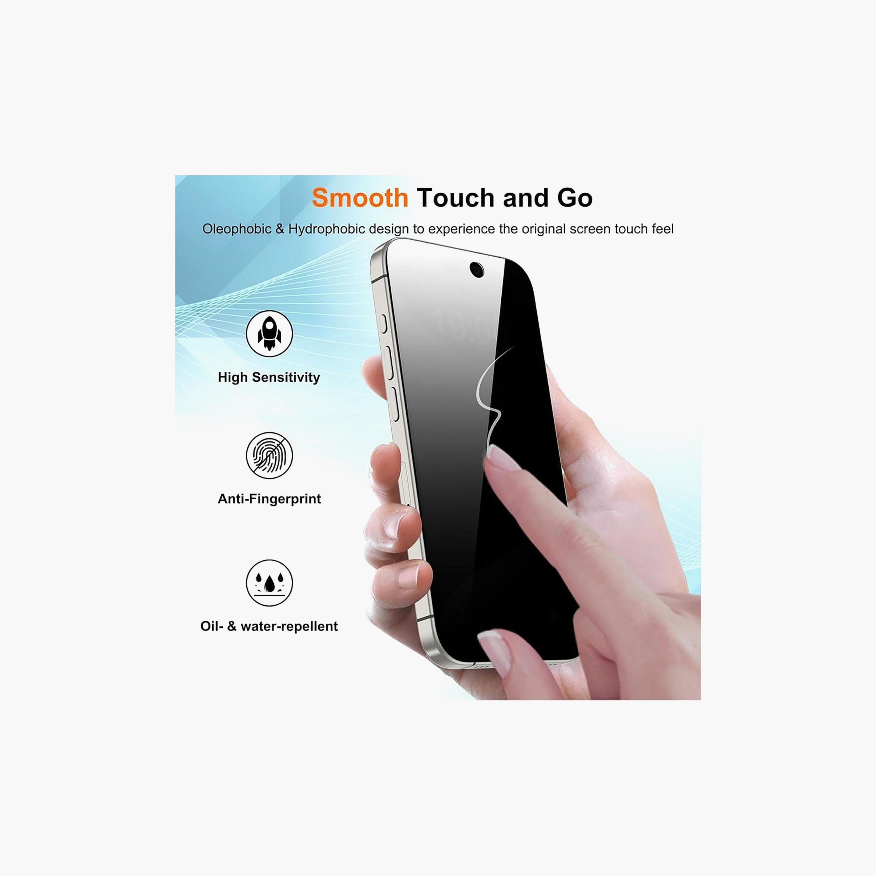 تراندز واقي زجاج الخصوصية لجهاز آيفون 16 | TR-SP1655-electronics-accessories-mobileaccesories-image-3