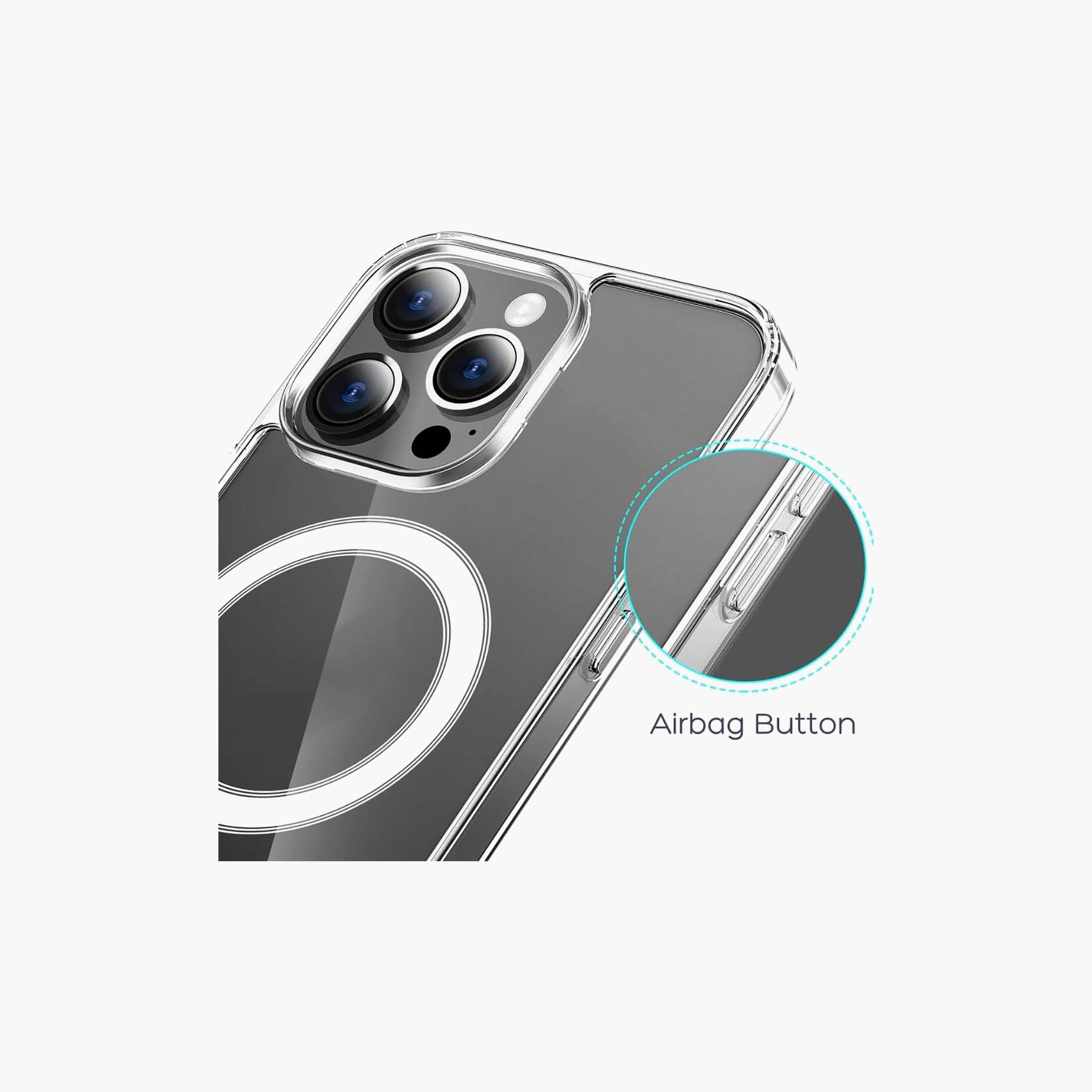 Trands iPhone 16 Pro Max Transparent MagSafe Case, Magnetic Phone Cover | TR-CC1604-electronics-accessories-mobileaccesories-image-3