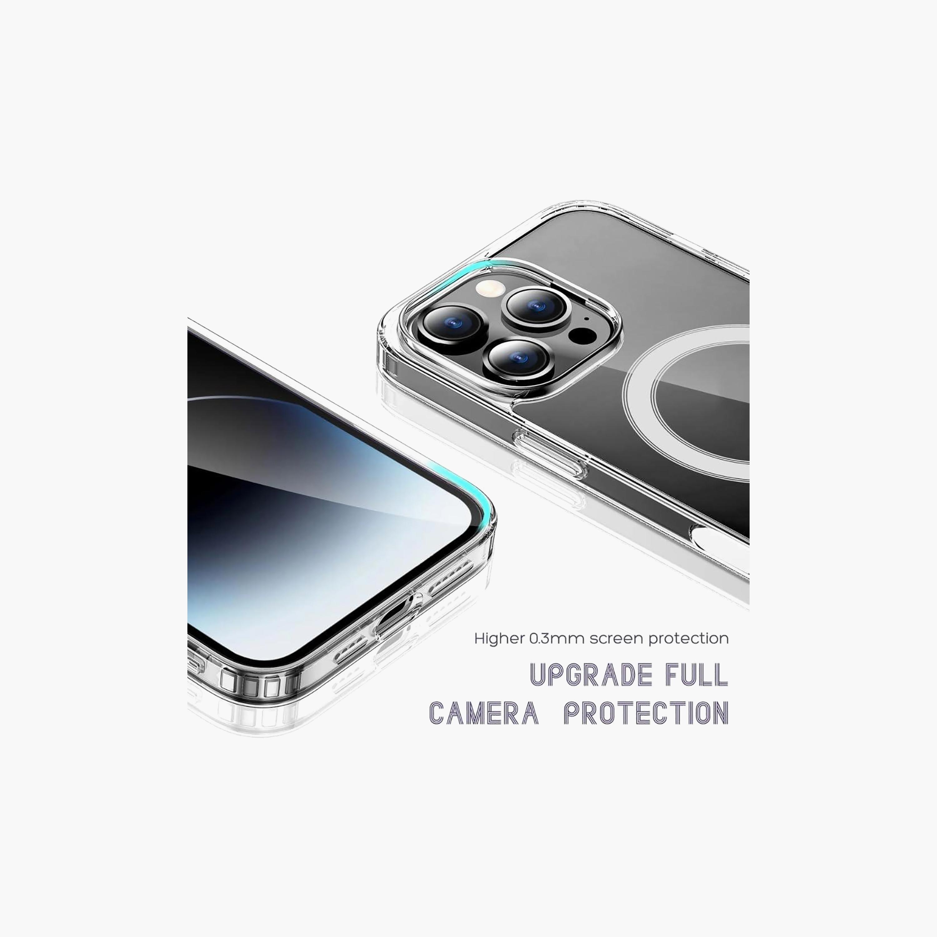 Trands iPhone 16 Pro Max Transparent MagSafe Case, Magnetic Phone Cover | TR-CC1604-electronics-accessories-mobileaccesories-image-4
