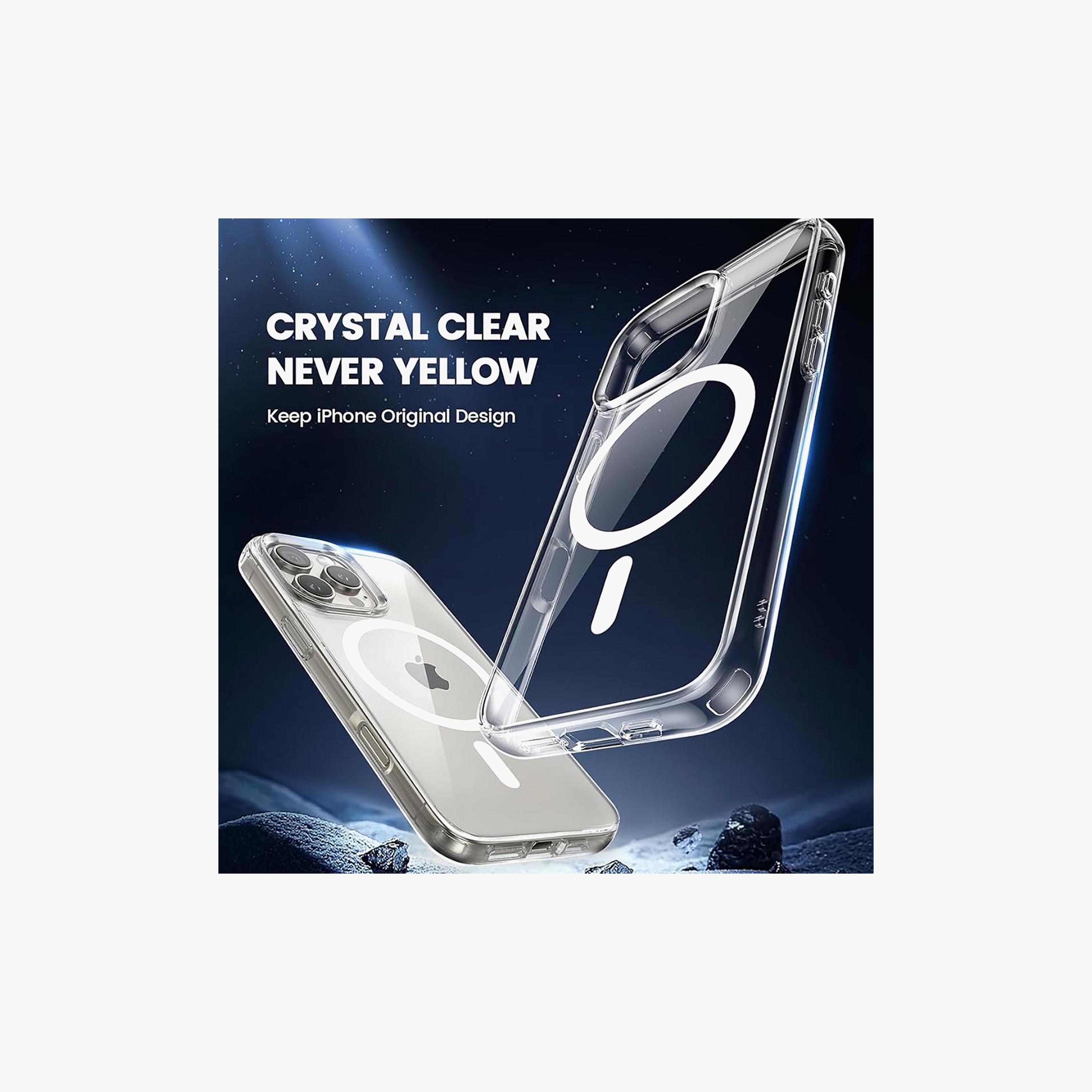 Trands iPhone 16 Pro Transparent Mag Safe Case Magnetic Phone Case for iPhone 16 Pro | TR-CC1603-electronics-accessories-mobileaccesories-image-2