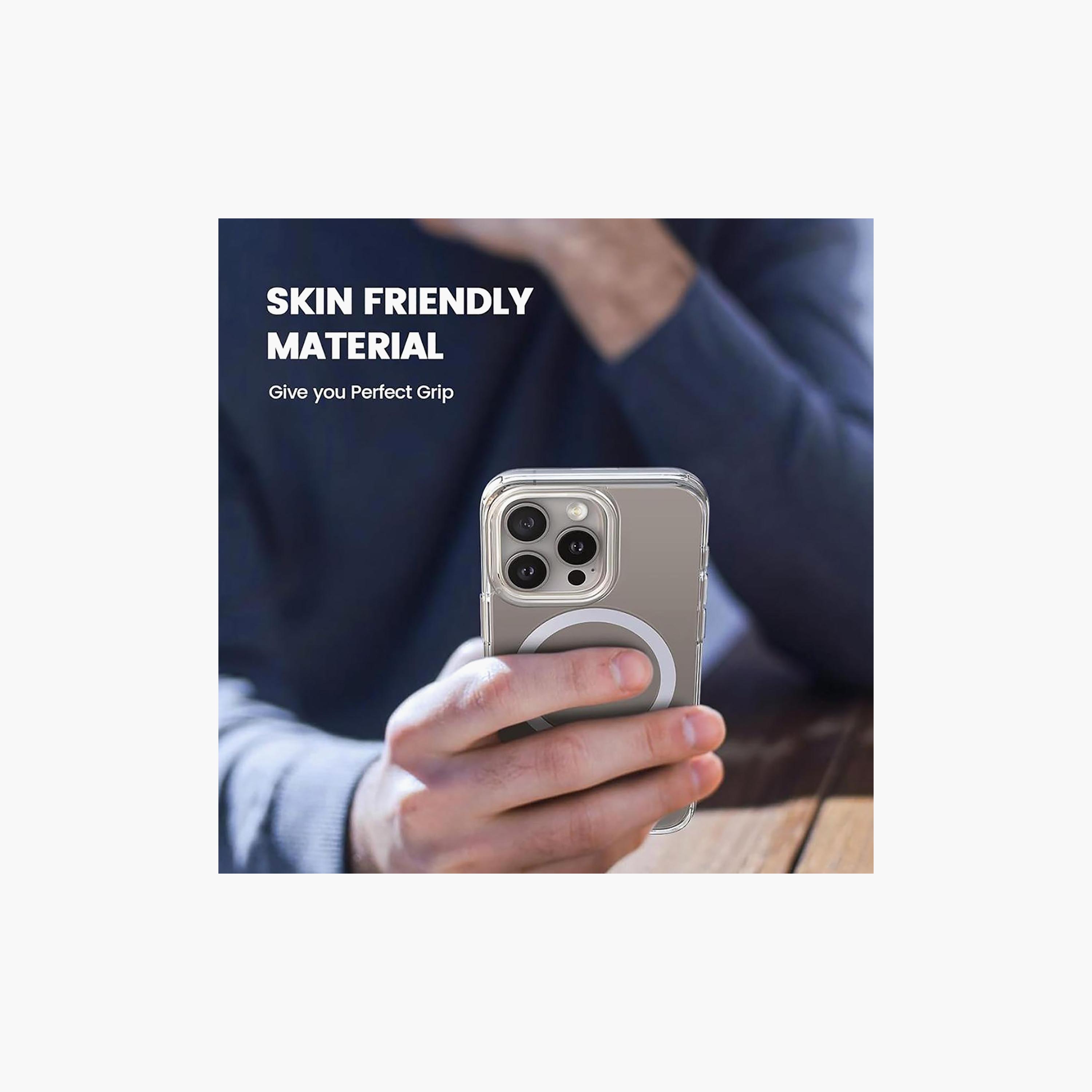 Trands iPhone 16 Pro Transparent Mag Safe Case Magnetic Phone Case for iPhone 16 Pro | TR-CC1603-electronics-accessories-mobileaccesories-image-3