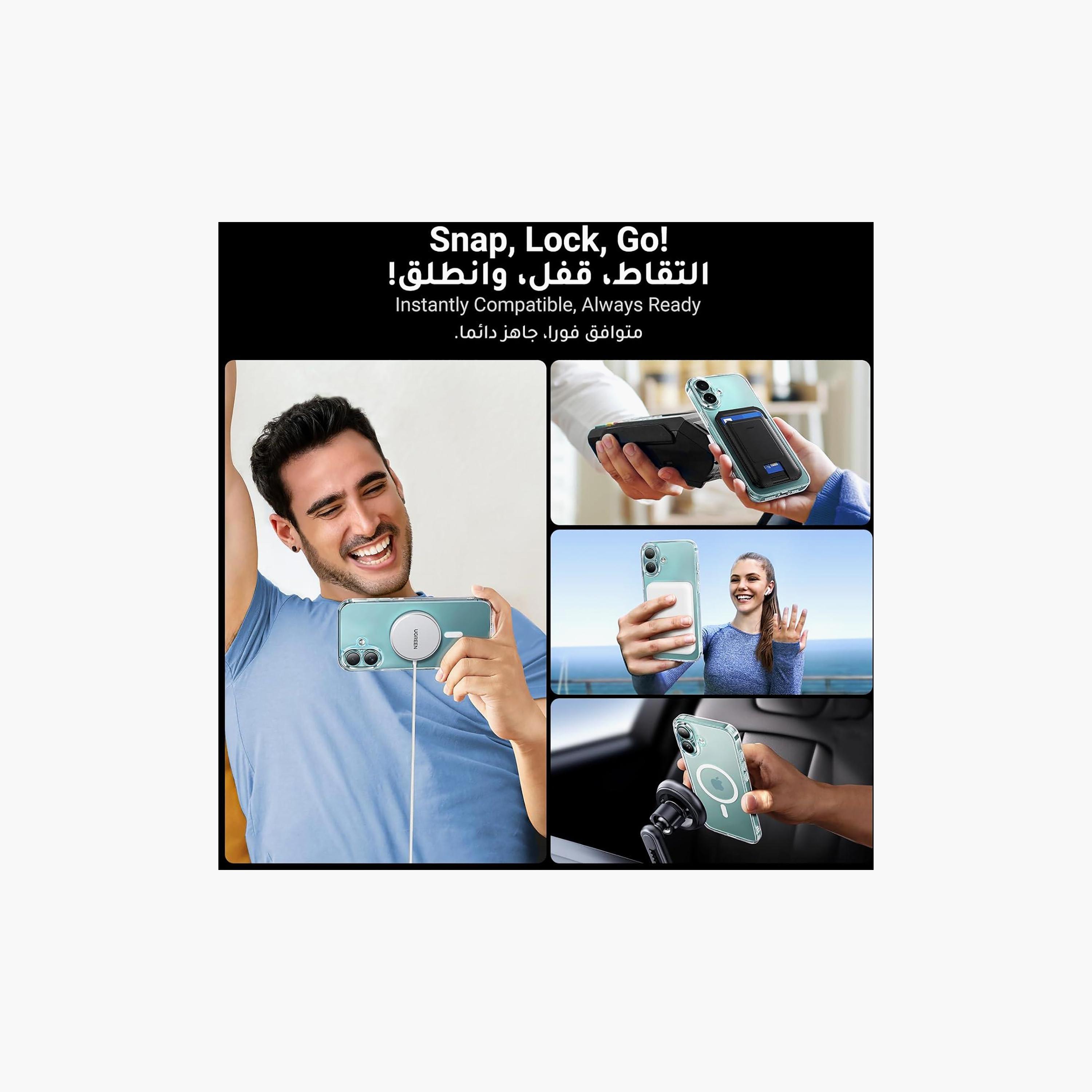 تراندز حافظة ماج سيف شفافة لجهاز آيفون 16 بلس، حافظة هاتف مغناطيسية | TR-CC1602-electronics-accessories-mobileaccesories-image-3