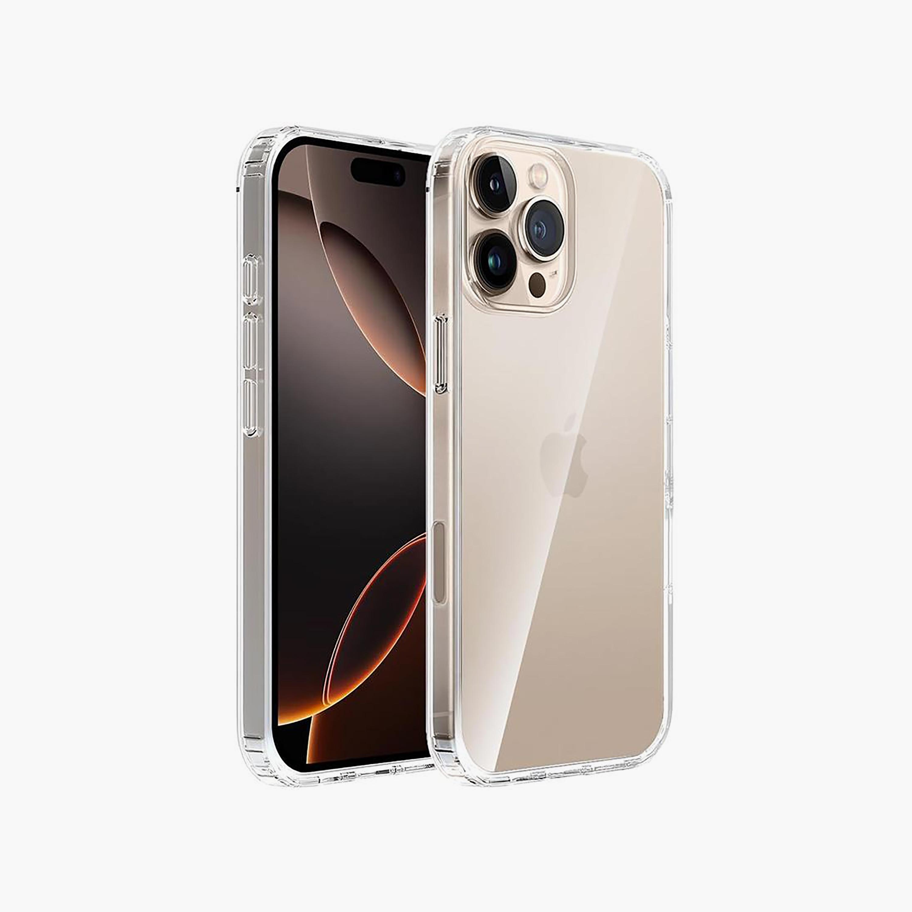 Trands iPhone 16 Pro Max Clear Back Case Shockproof Phone Bumper Cover | TR-CC1613-electronics-accessories-mobileaccesories-image-1
