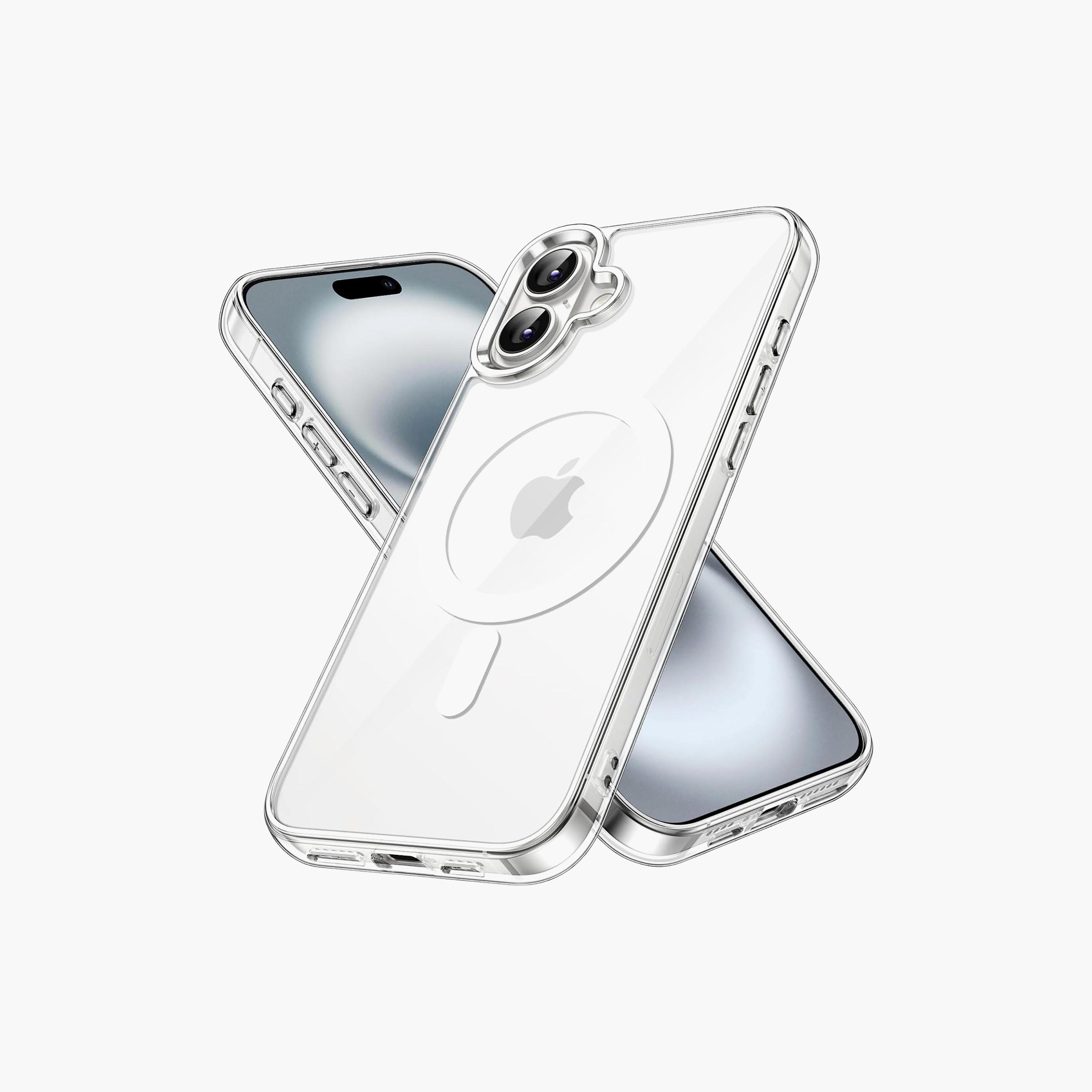 Trands iPhone 16 Clear Back Case Shockproof Phone Bumper Cover | TR-CC1610-electronics-accessories-mobileaccesories-image-1