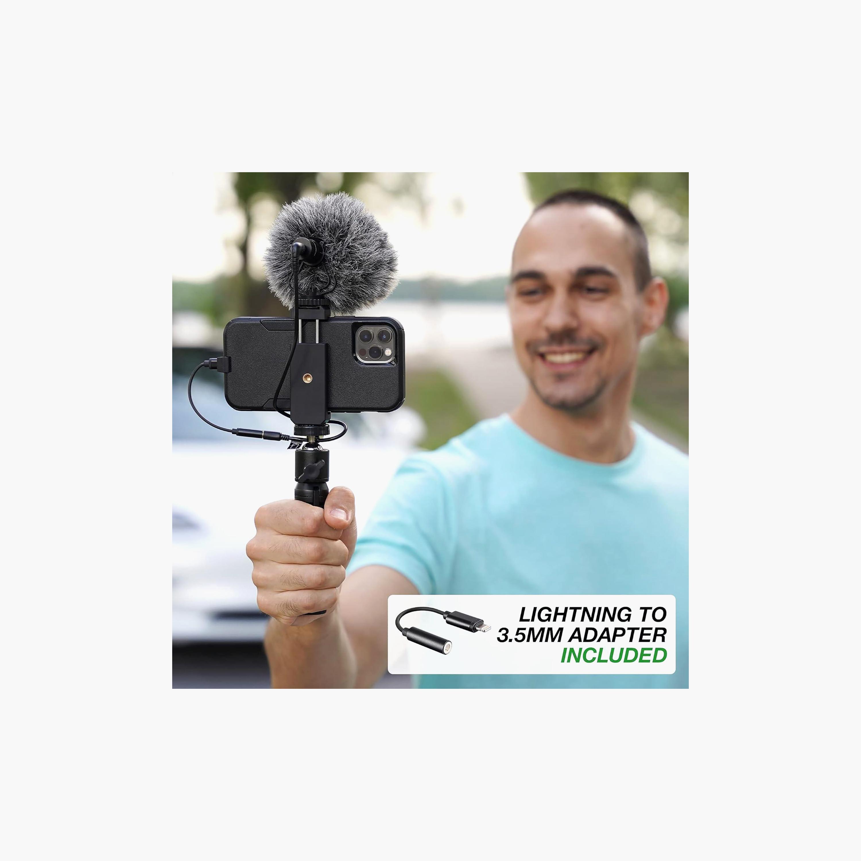 باور ديفايس ميكروفون لافالير لاسلكي | VIDEO MIC KIT-electronics-portabledevices-image-2