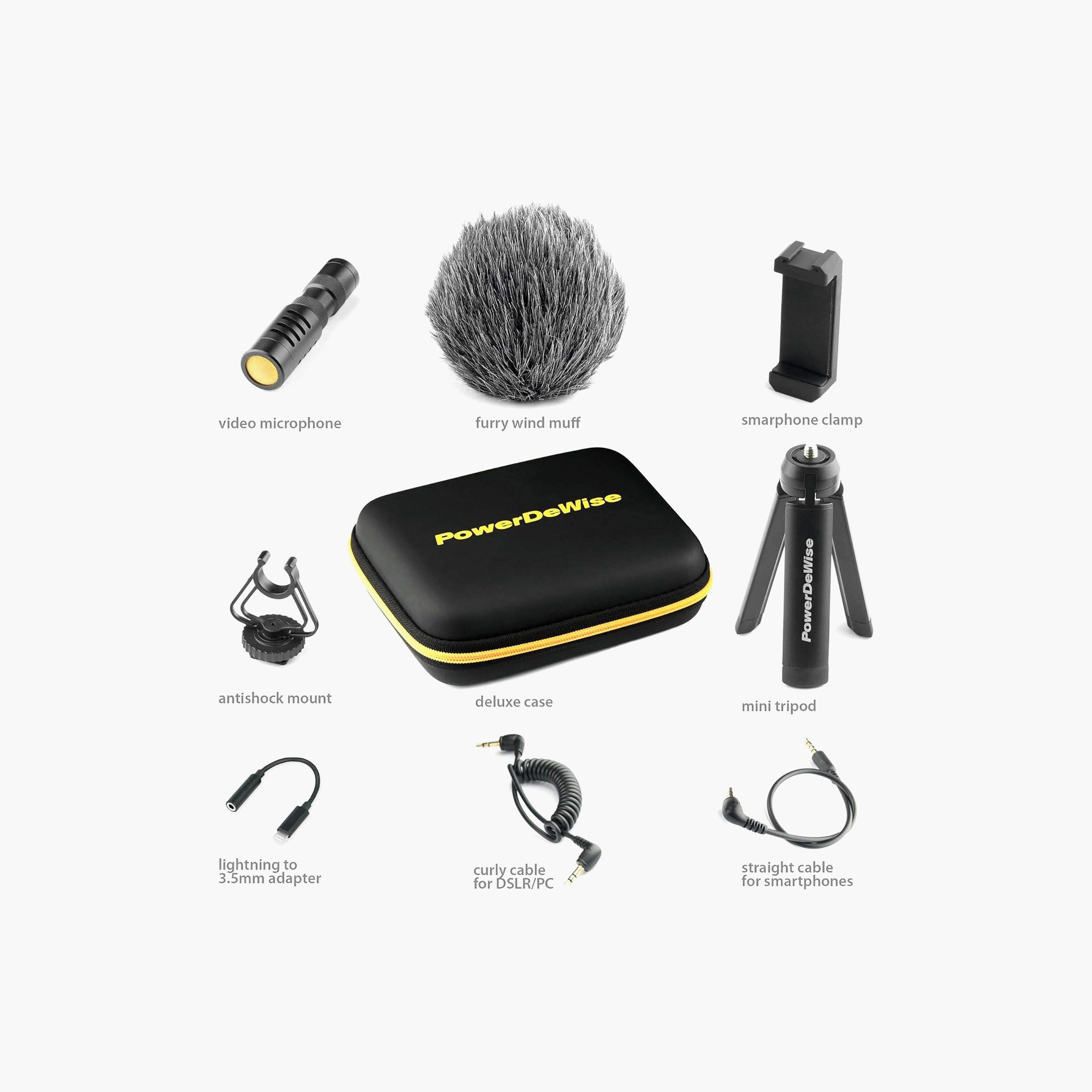 باور ديفايس ميكروفون لافالير لاسلكي | VIDEO MIC KIT-electronics-portabledevices-image-3