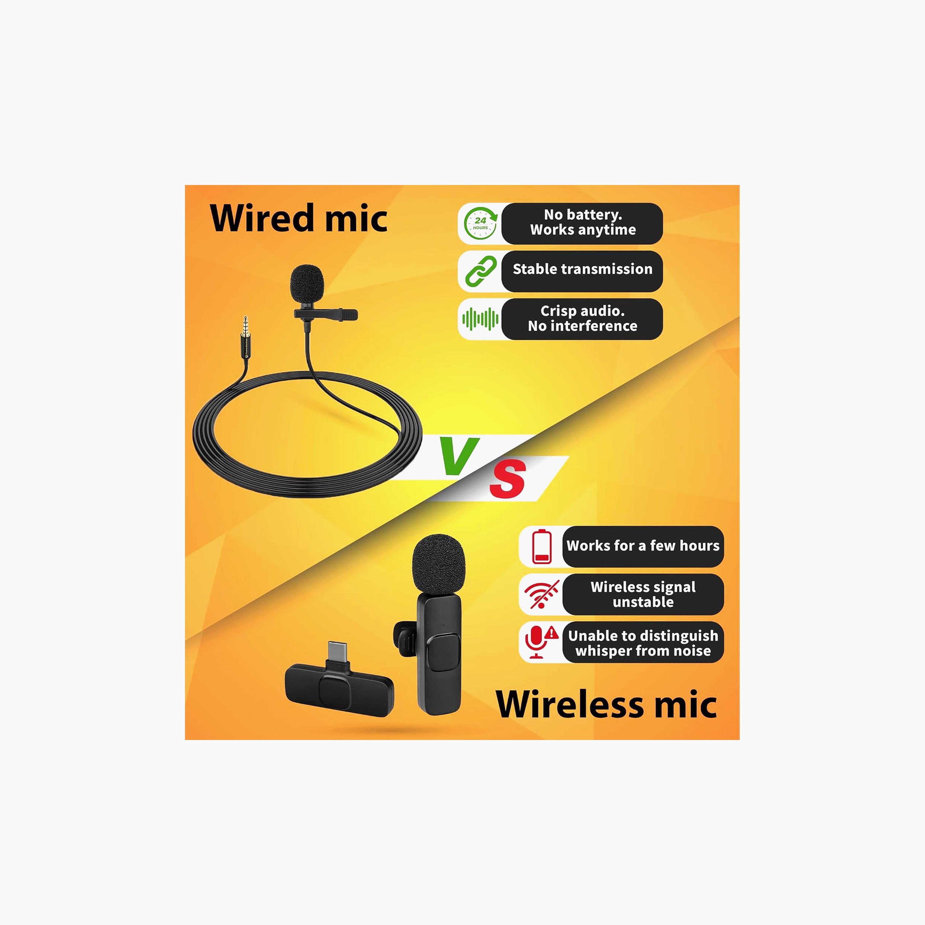 باور ديفايس ميكروفون لافالير تثبيت بمشبك بجودة احترافية | LAVALIER MICROPHONE-electronics-portabledevices-image-5
