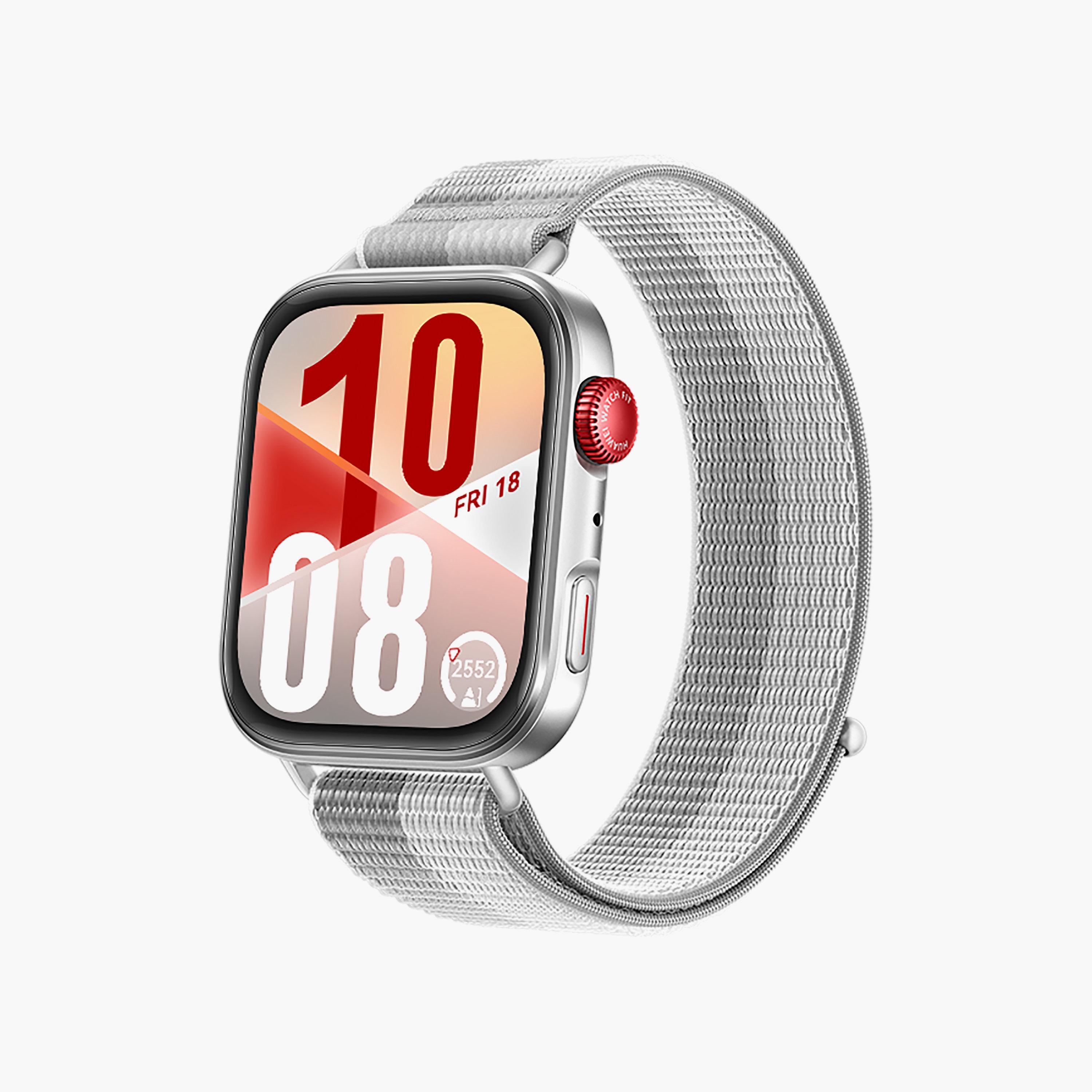 ساعة هواوي ووتش فيت 4 مع حزام | HUW-WATCHFIT4-GRY-men-watchesandjewellery-watches-image-3