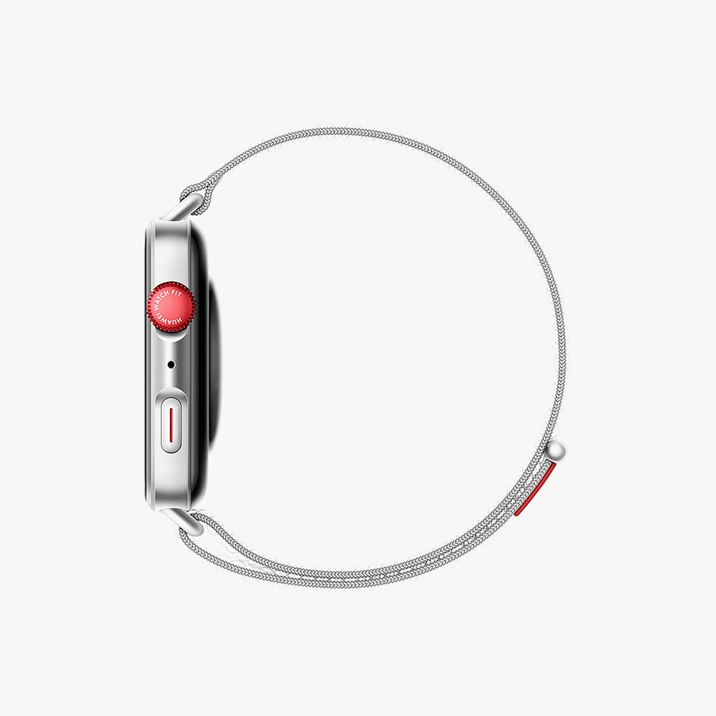 ساعة هواوي ووتش فيت 4 مع حزام | HUW-WATCHFIT4-GRY-men-watchesandjewellery-watches-image-4