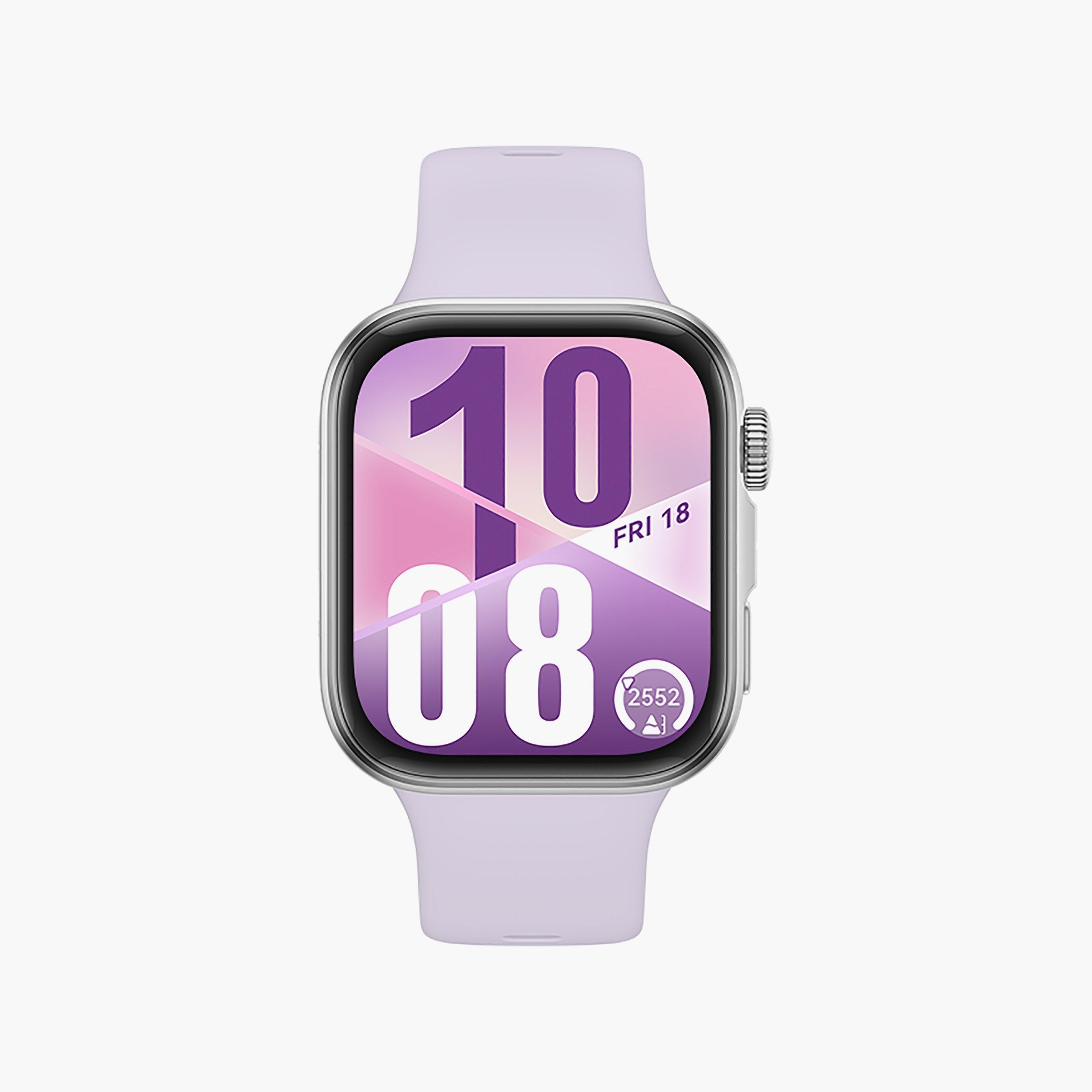 ساعة هواوي ووتش فيت 4 مع حزام | HUW-WATCHFIT4-PPL-electronics-smartwatches-image-2