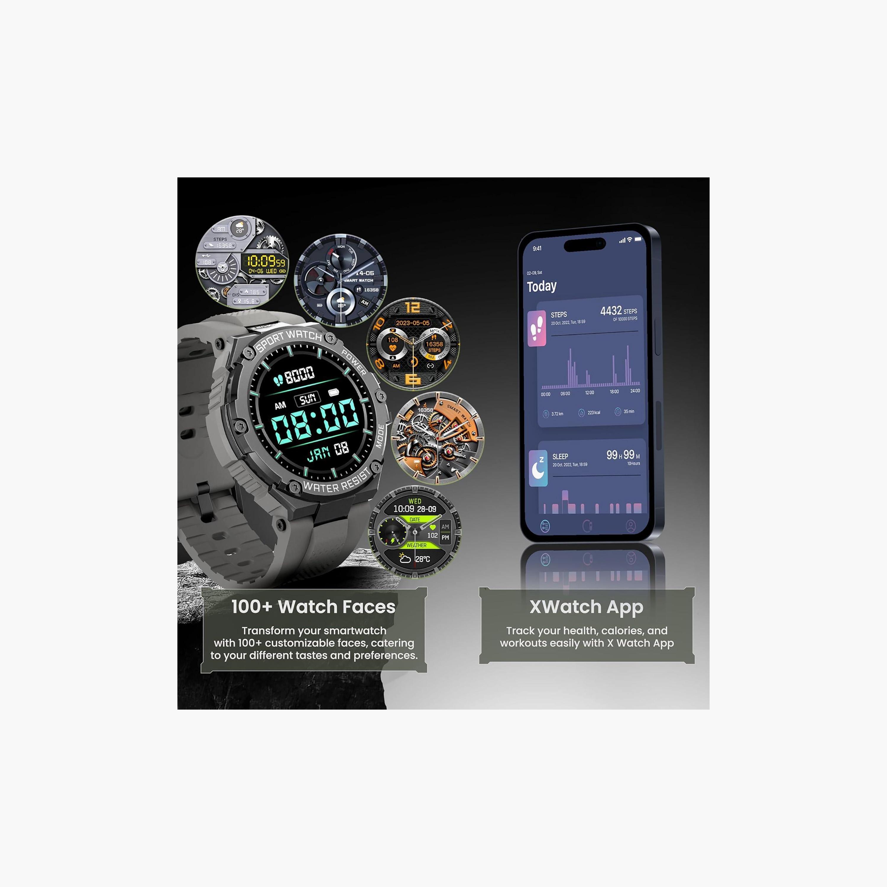 Promate 40mm Rugged Smart Watch for Men | XWATCH-R19-men-watchesandjewellery-watches-image-5