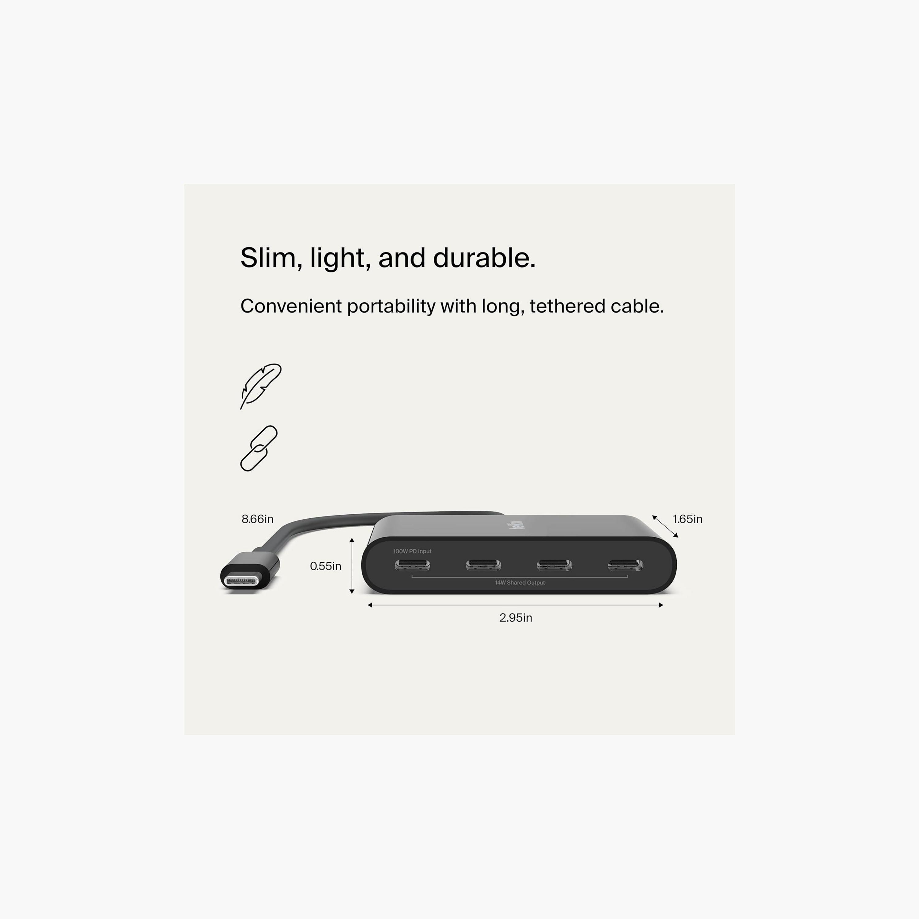 Belkin CONNECT USB-C to 4-Port USB-C Hub Black | BKN-AVC018BTBK-electronics-accessories-computeraccesories-image-4