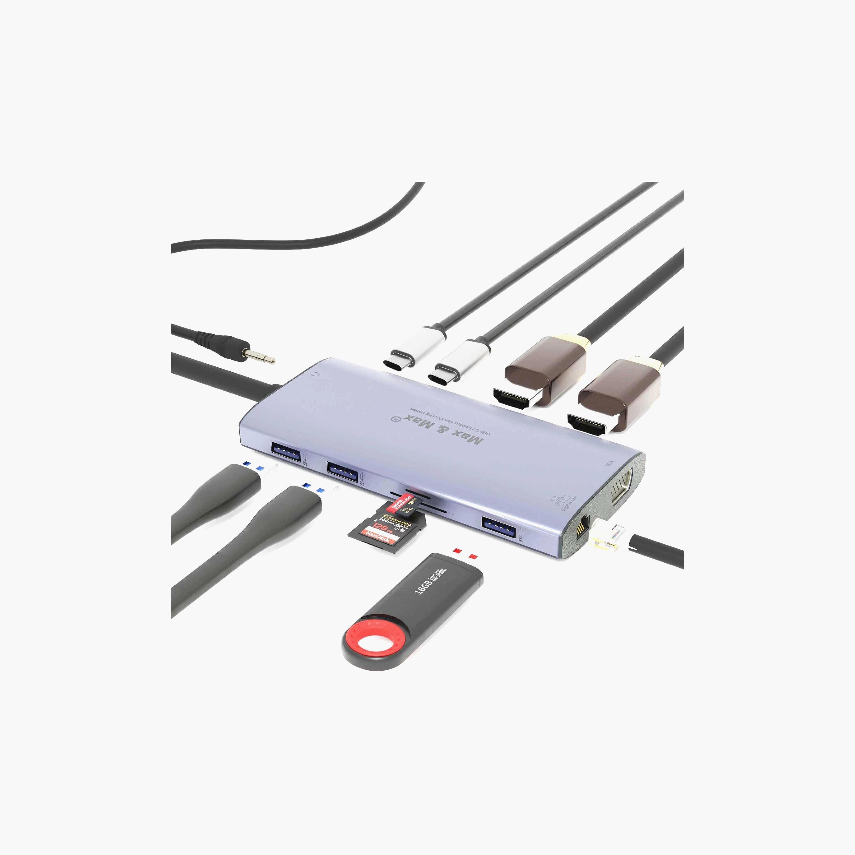 ماكس آند ماكس موزع 12 في 1 بمنفذ HDMI مزدوج | MX1201-electronics-accessories-computeraccesories-image-1