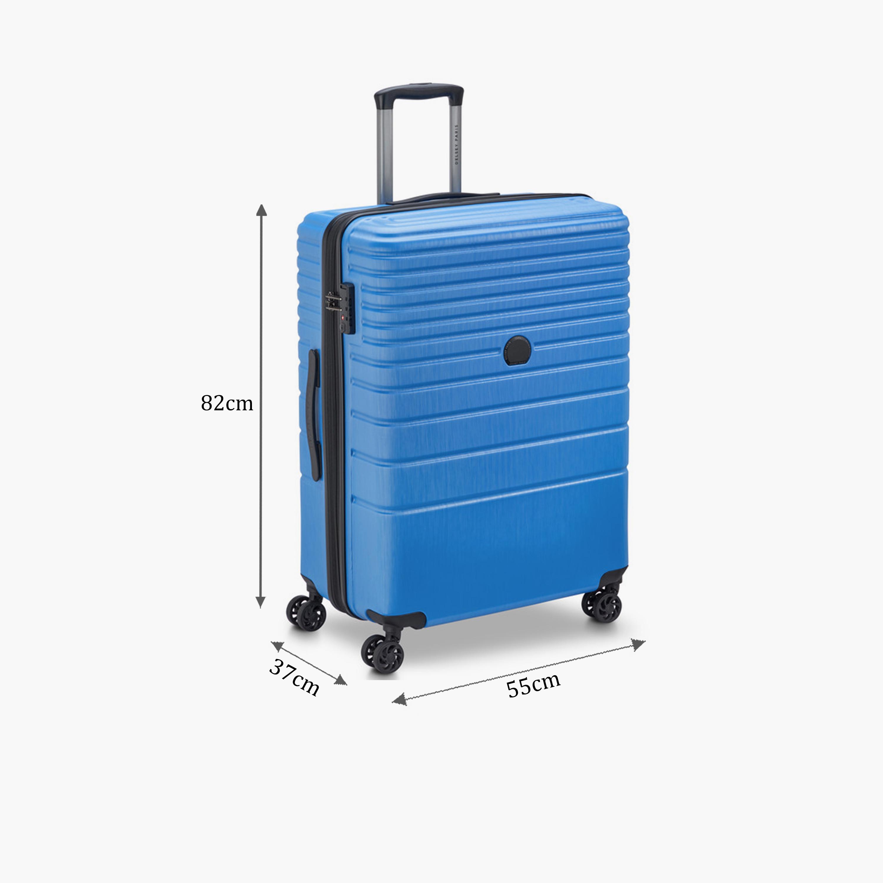 Delsey Alexandra 82 CM Large Check-in ABS Hard Sided 4-Wheeler Spinner Trolley Bag with TSA Lock-travel-luggagesandbags-luggage-image-2