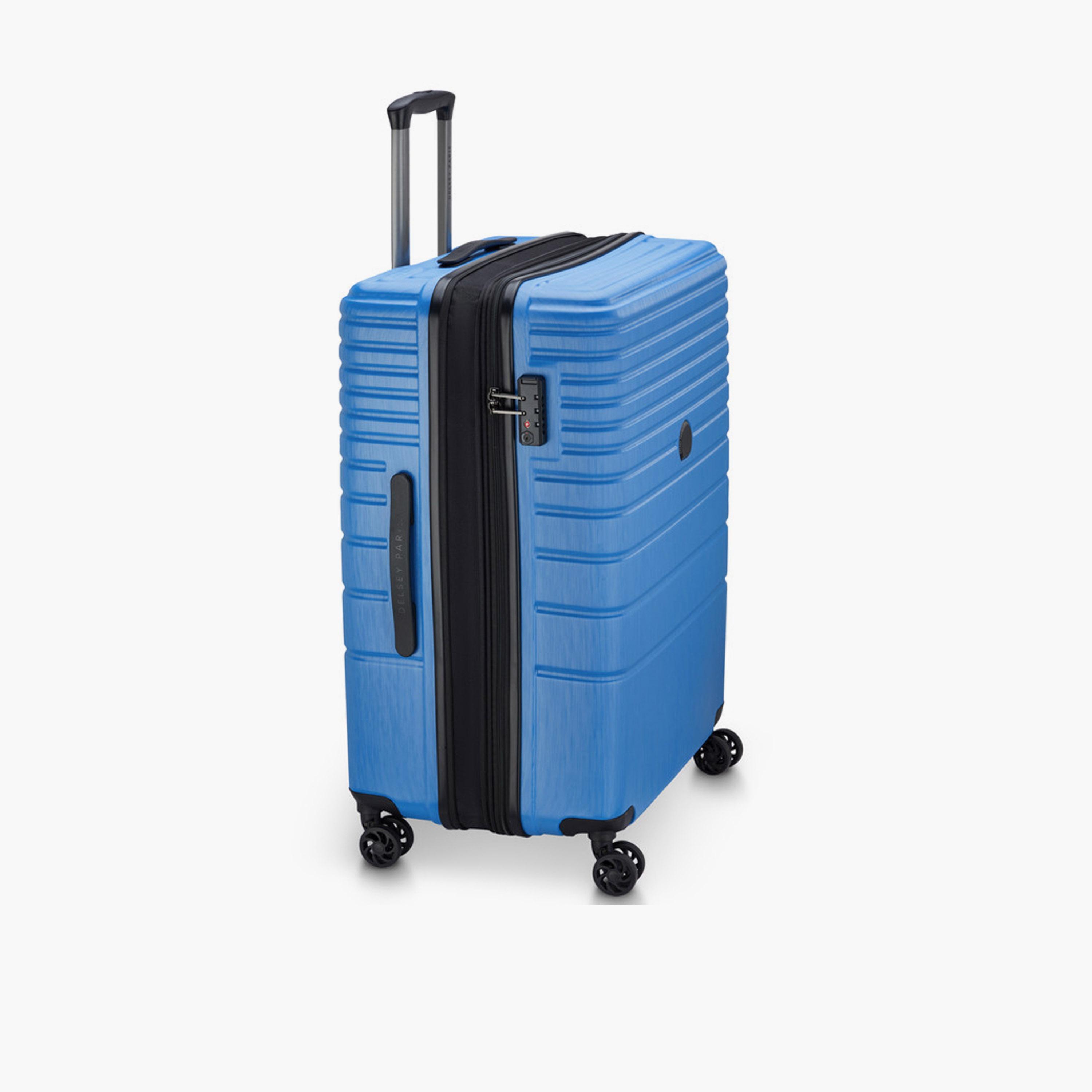 Delsey Alexandra 82 CM Large Check-in ABS Hard Sided 4-Wheeler Spinner Trolley Bag with TSA Lock-travel-luggagesandbags-luggage-image-7