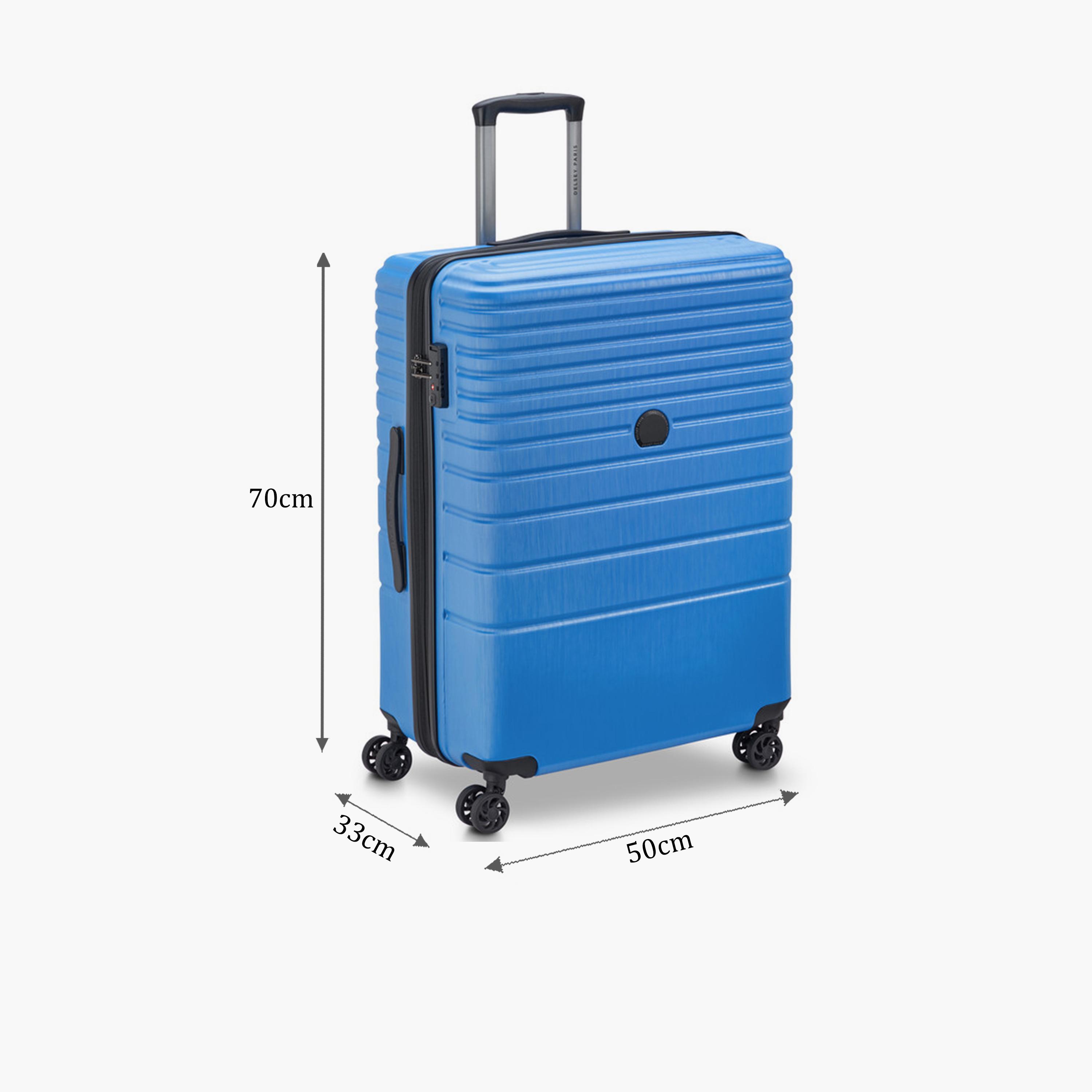 Delsey Alexandra 70 CM Medium Check-in ABS Hard Sided 4-Wheeler Spinner Trolley Bag with TSA Lock-travel-luggagesandbags-luggage-image-2