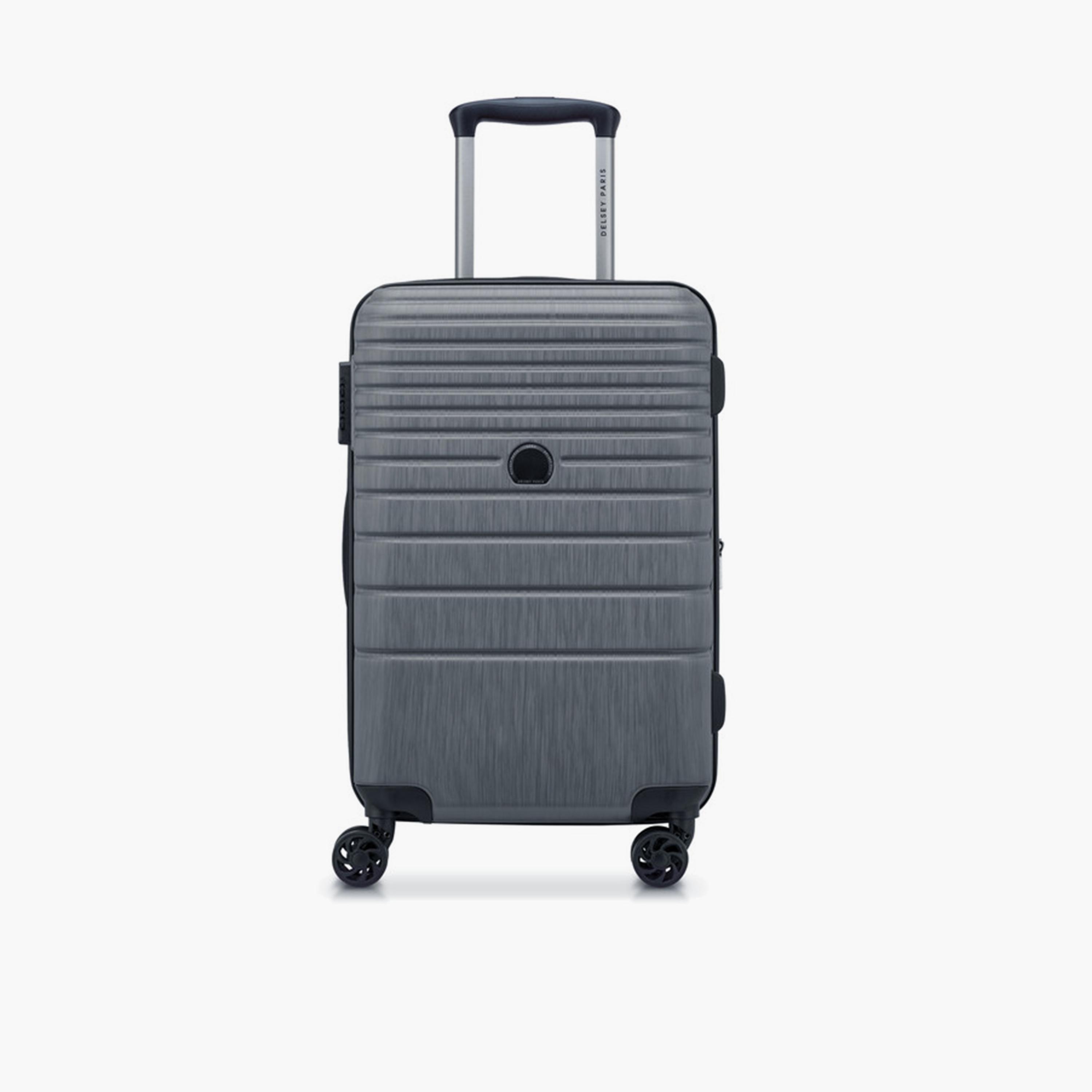 Delsey Alexandra 55 CM Small Cabin ABS Hard Sided 4-Wheeler Spinner Trolley Bag with TSA Lock-travel-luggagesandbags-luggage-image-1