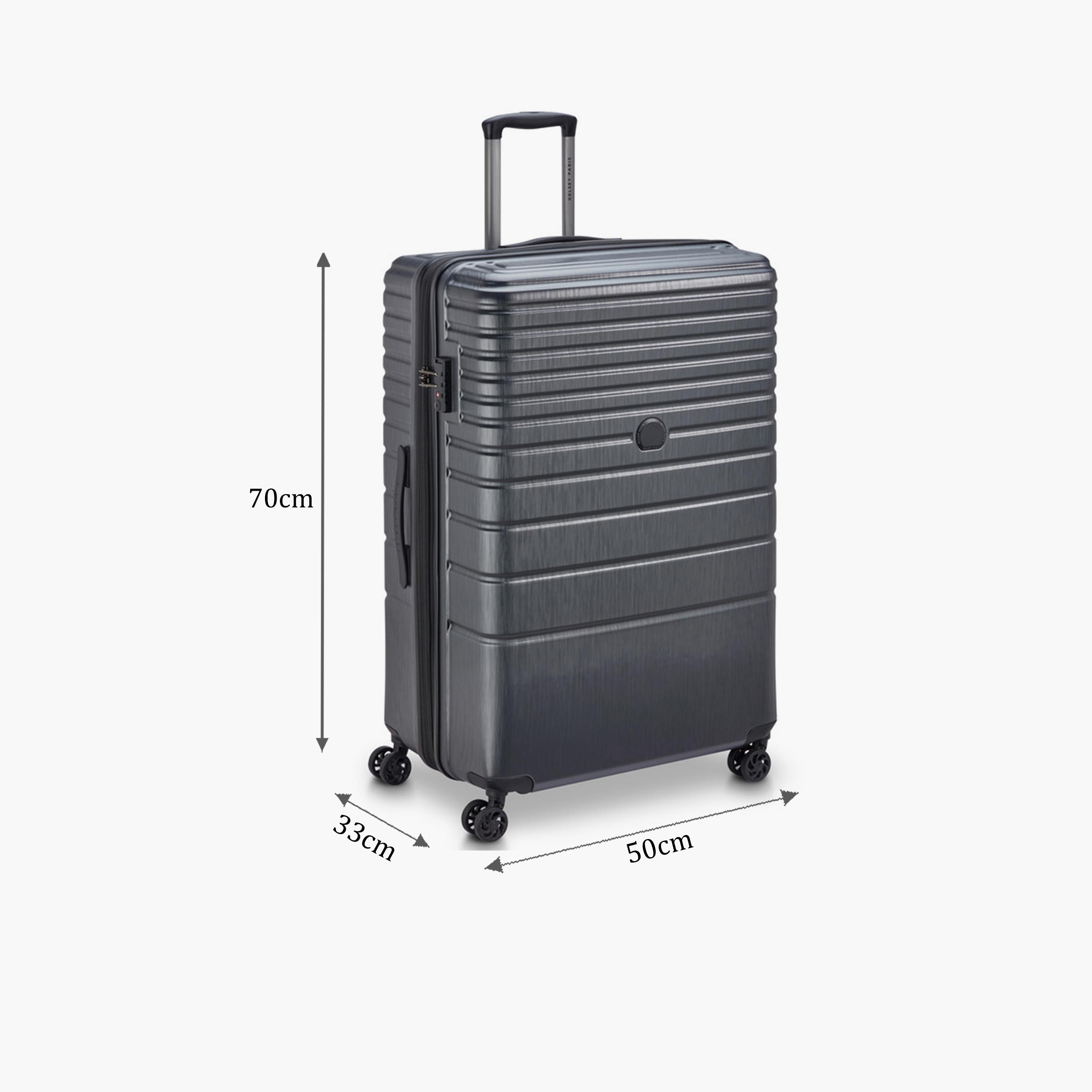 Delsey Alexandra 70 CM Medium Check-in ABS Hard Sided 4-Wheeler Spinner Trolley Bag with TSA Lock-travel-luggagesandbags-luggage-image-2
