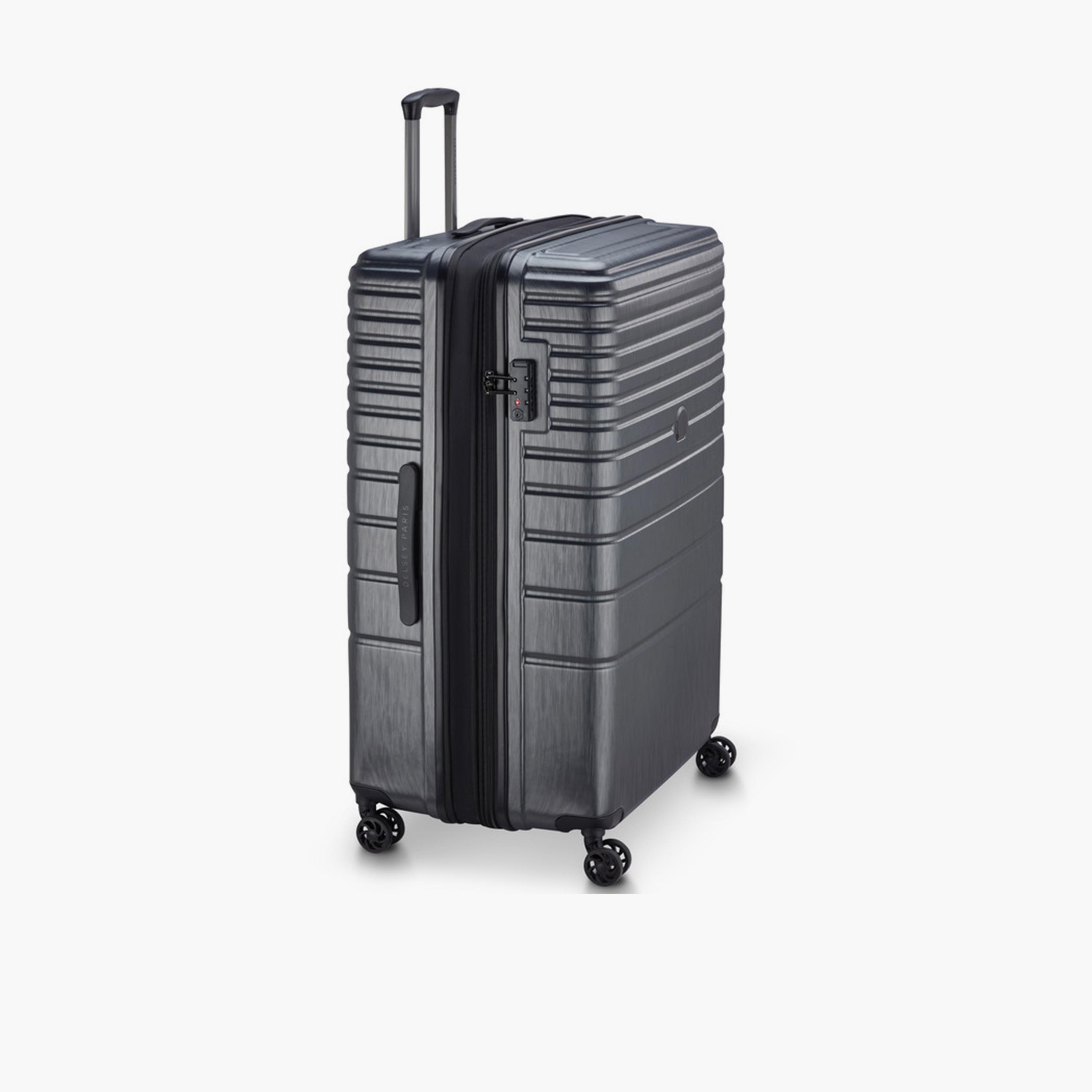 Delsey Alexandra 82 CM Large Check-in ABS Hard Sided 4-Wheeler Spinner Trolley Bag with TSA Lock-travel-luggagesandbags-luggage-image-5