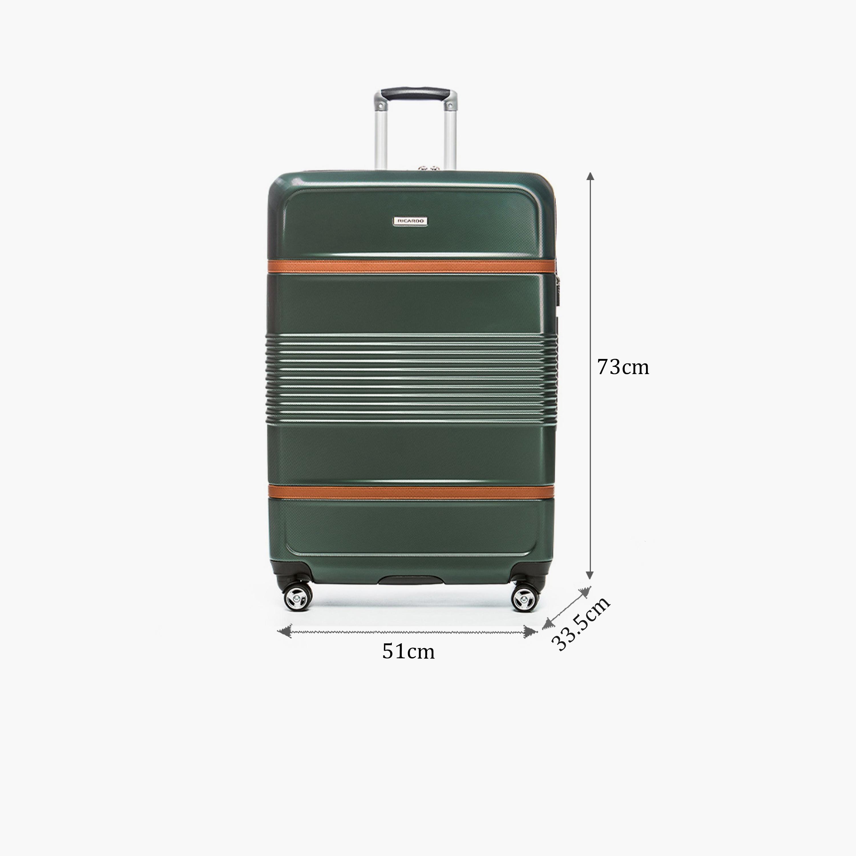 Ricardo Park West 73 CM Large Check-in Polycarbonate with ABS Hard Sided 4-Wheeler Spinner Trolley Bag with TSA Lock-travel-luggagesandbags-luggage-image-2