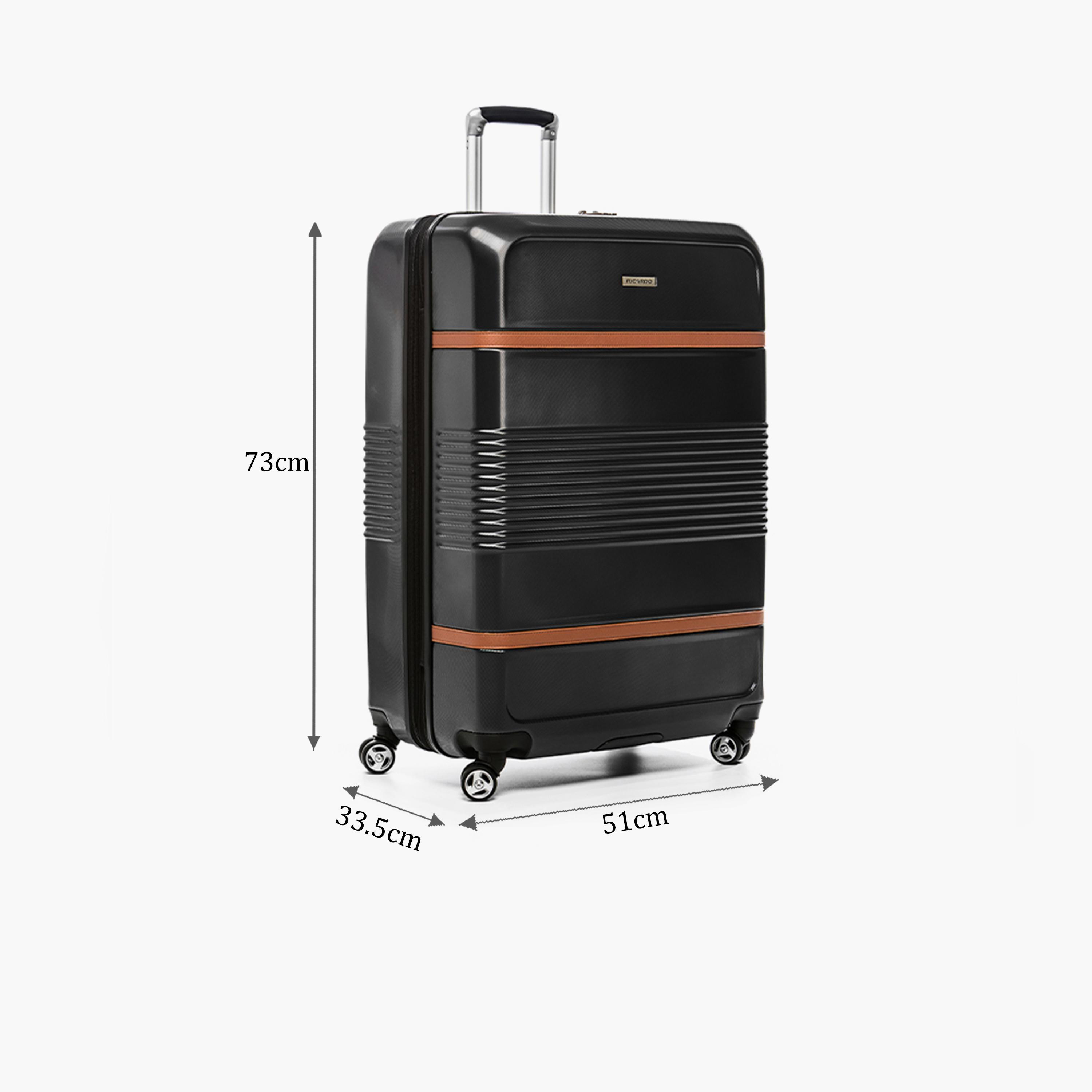 Ricardo Park West 73 CM Large Check-in Polycarbonate with ABS Hard Sided 4-Wheeler Spinner Trolley Bag with TSA Lock-travel-luggagesandbags-luggage-image-2