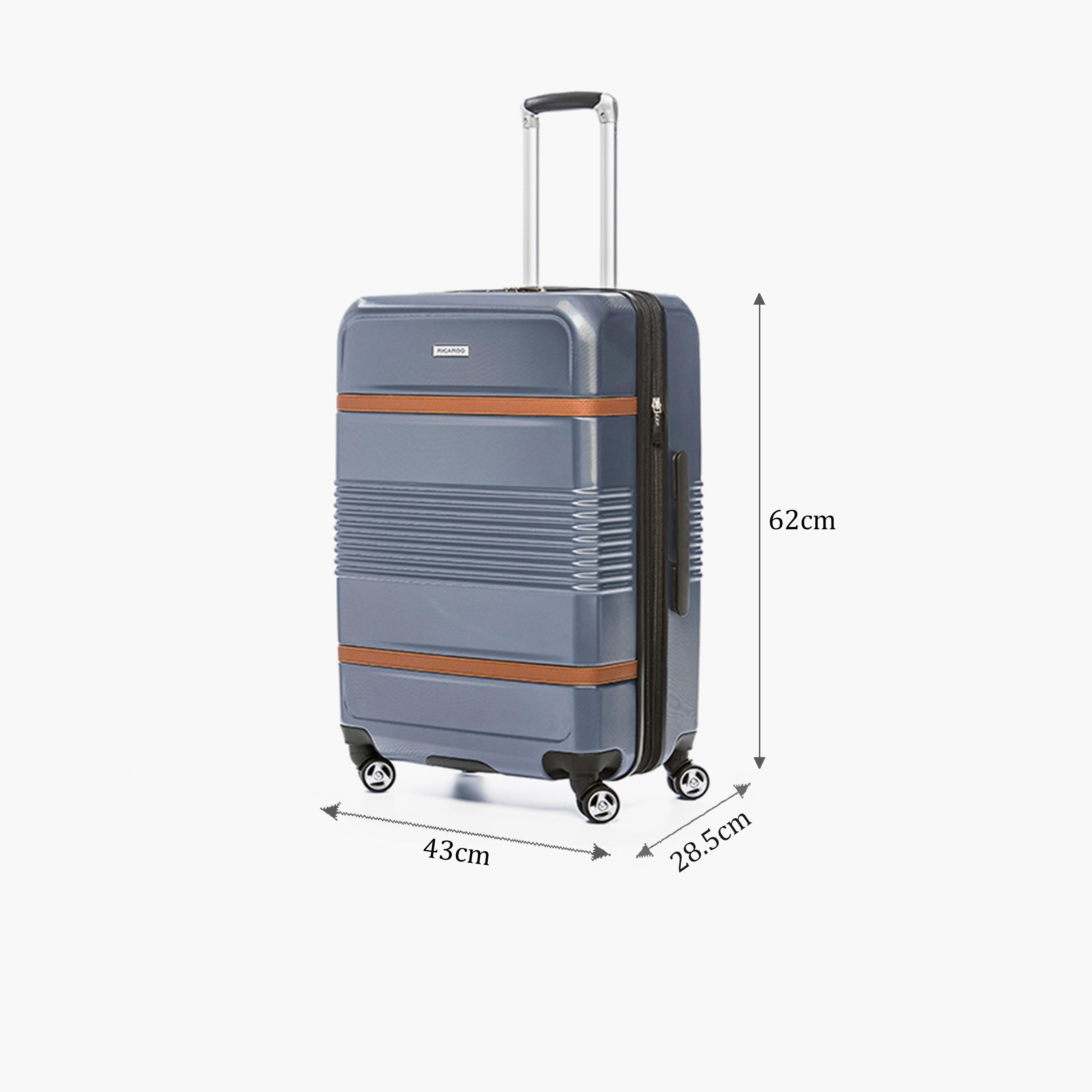Ricardo Park West 62 CM Medium Check-in Polycarbonate with ABS Hard Sided 4-Wheeler Spinner Trolley Bag with TSA Lock-travel-luggagesandbags-luggage-image-2