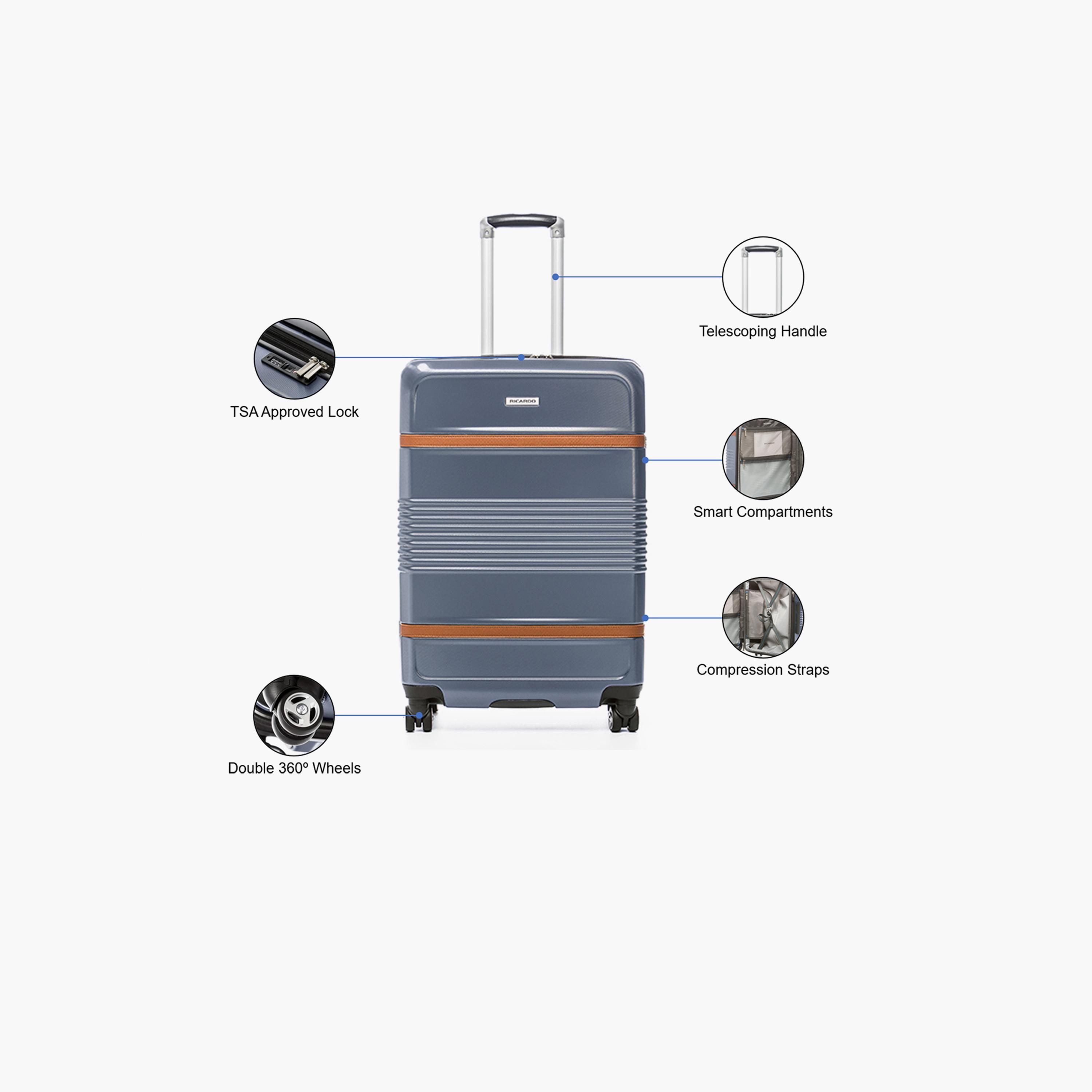 Ricardo Park West 62 CM Medium Check-in Polycarbonate with ABS Hard Sided 4-Wheeler Spinner Trolley Bag with TSA Lock-travel-luggagesandbags-luggage-image-3