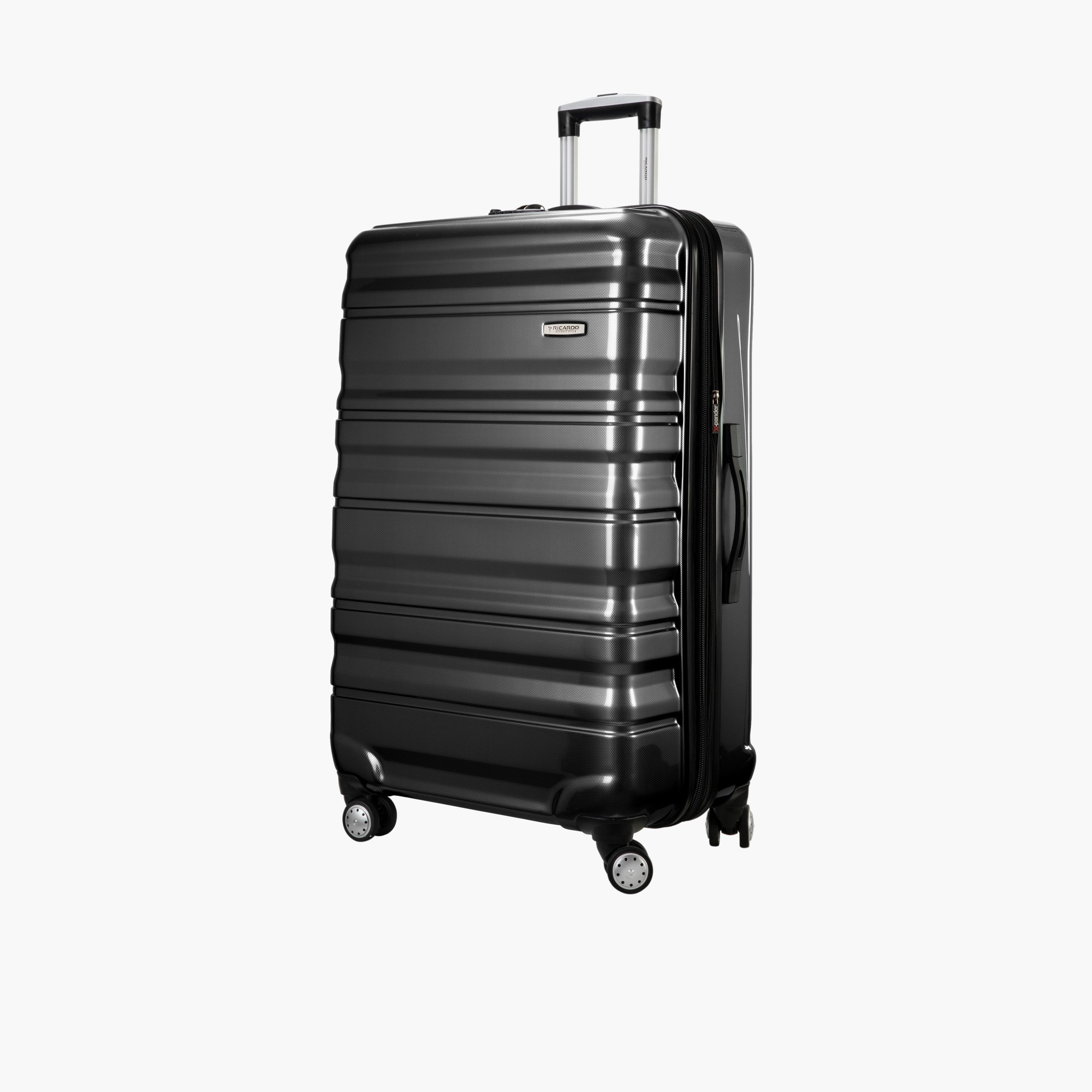 Ricardo Piedmont 76.2 CM Large Check-in Polypropylene Hard Sided 4-Wheeler Spinner Trolley Bag with TSA Lock-travel-luggagesandbags-luggage-image-1