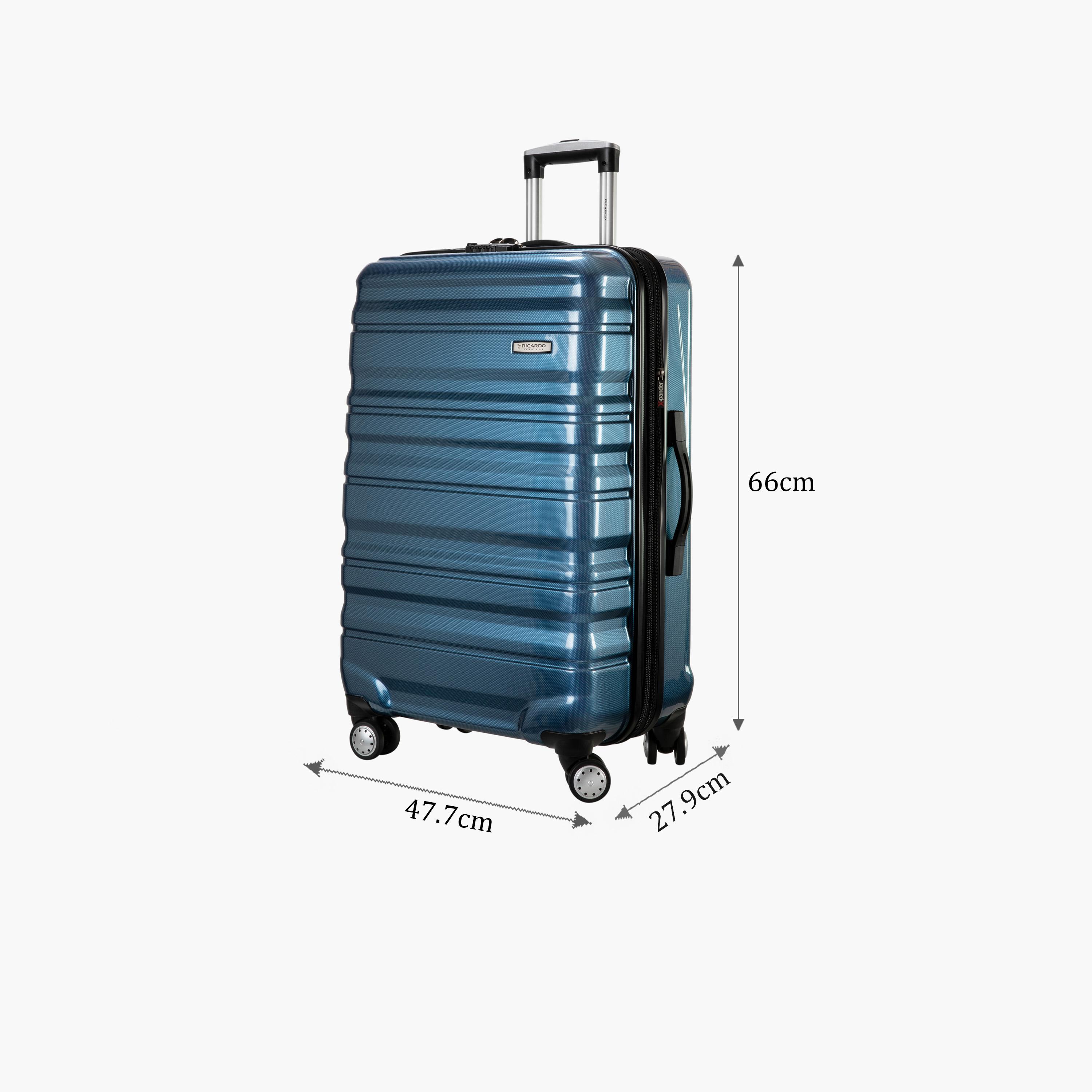 Ricardo Piedmont 66 CM Medium Check-in Polypropylene Hard Sided 4-Wheeler Spinner Trolley Bag with TSA Lock-travel-luggagesandbags-luggage-image-2