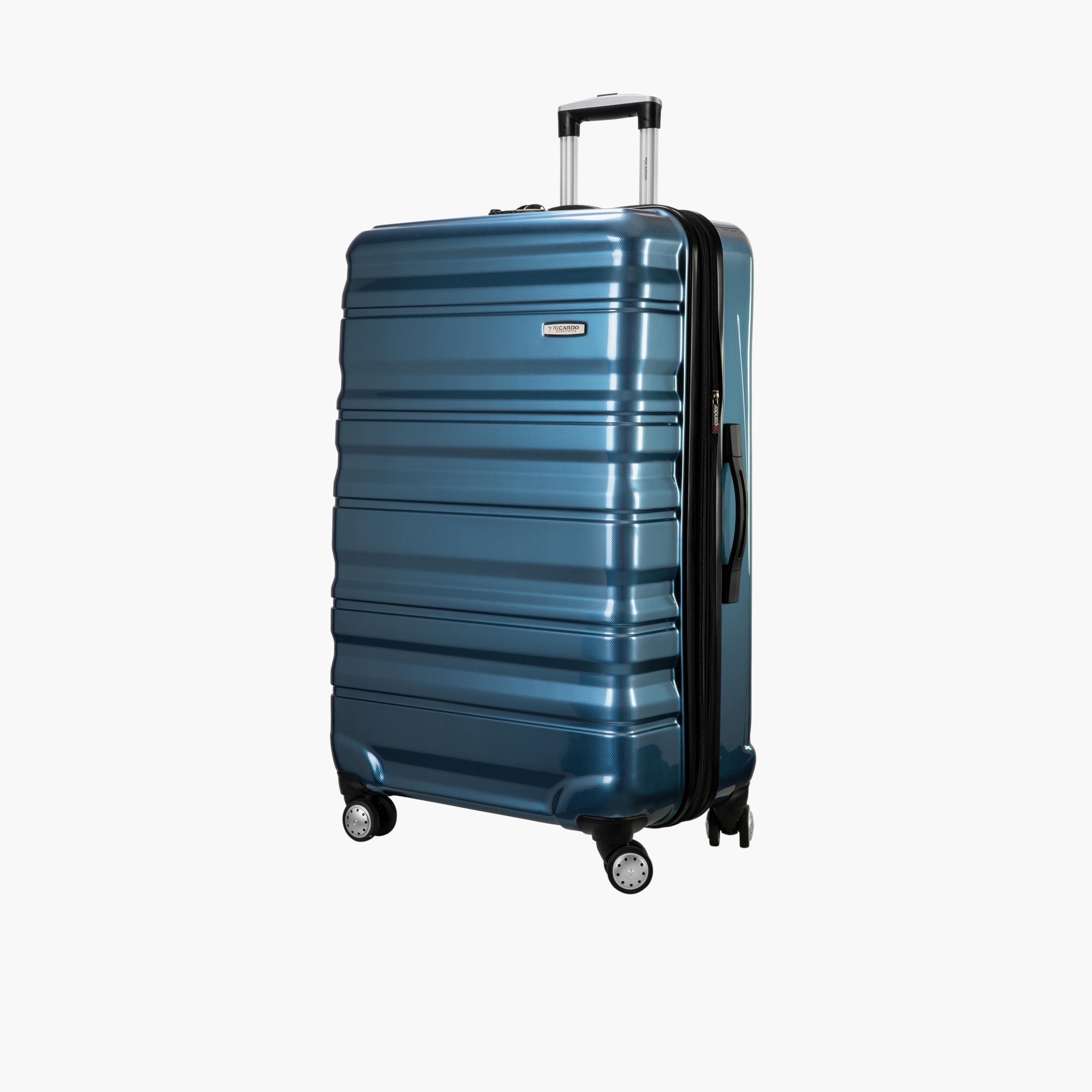 Ricardo Piedmont 76.2 CM Large Check-in Polypropylene Hard Sided 4-Wheeler Spinner Trolley Bag with TSA Lock-travel-luggagesandbags-luggage-image-1