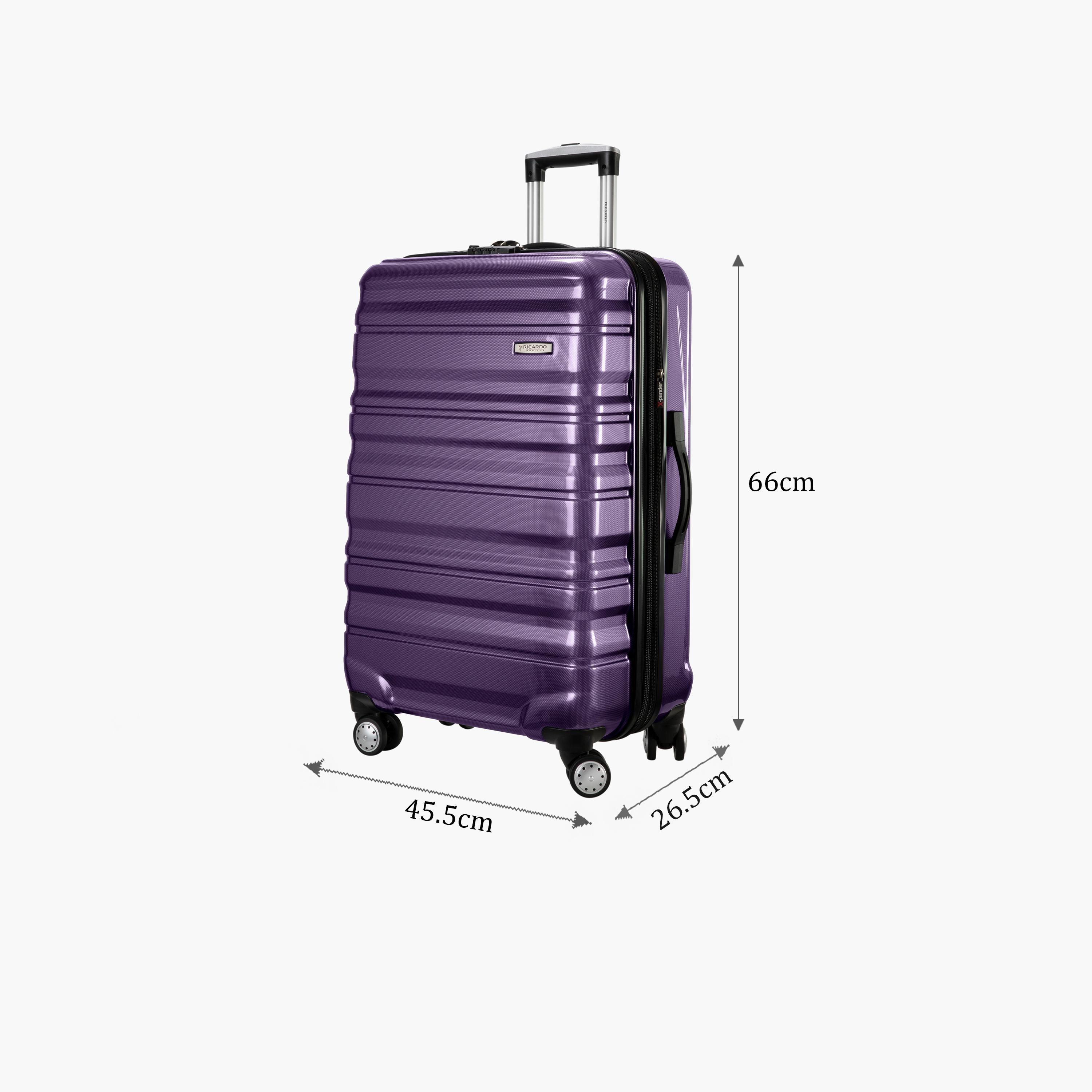 Ricardo Piedmont 66 CM Medium Check-in Polypropylene Hard Sided 4-Wheeler Spinner Trolley Bag with TSA Lock-travel-luggagesandbags-luggage-image-2