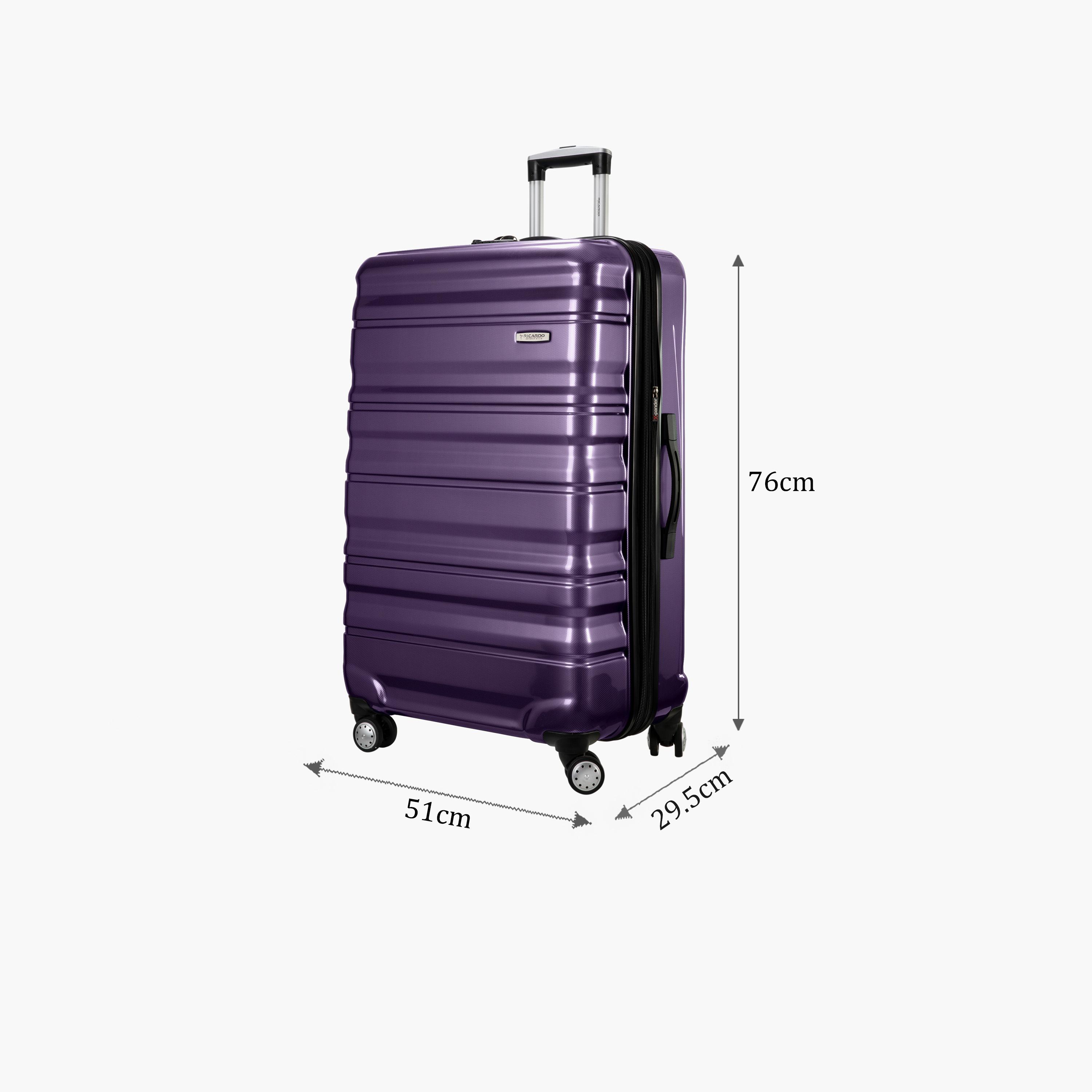 Ricardo Piedmont 76 CM Large Check-in Polypropylene Hard Sided 4-Wheeler Spinner Trolley Bag with TSA Lock-travel-luggagesandbags-luggage-image-2