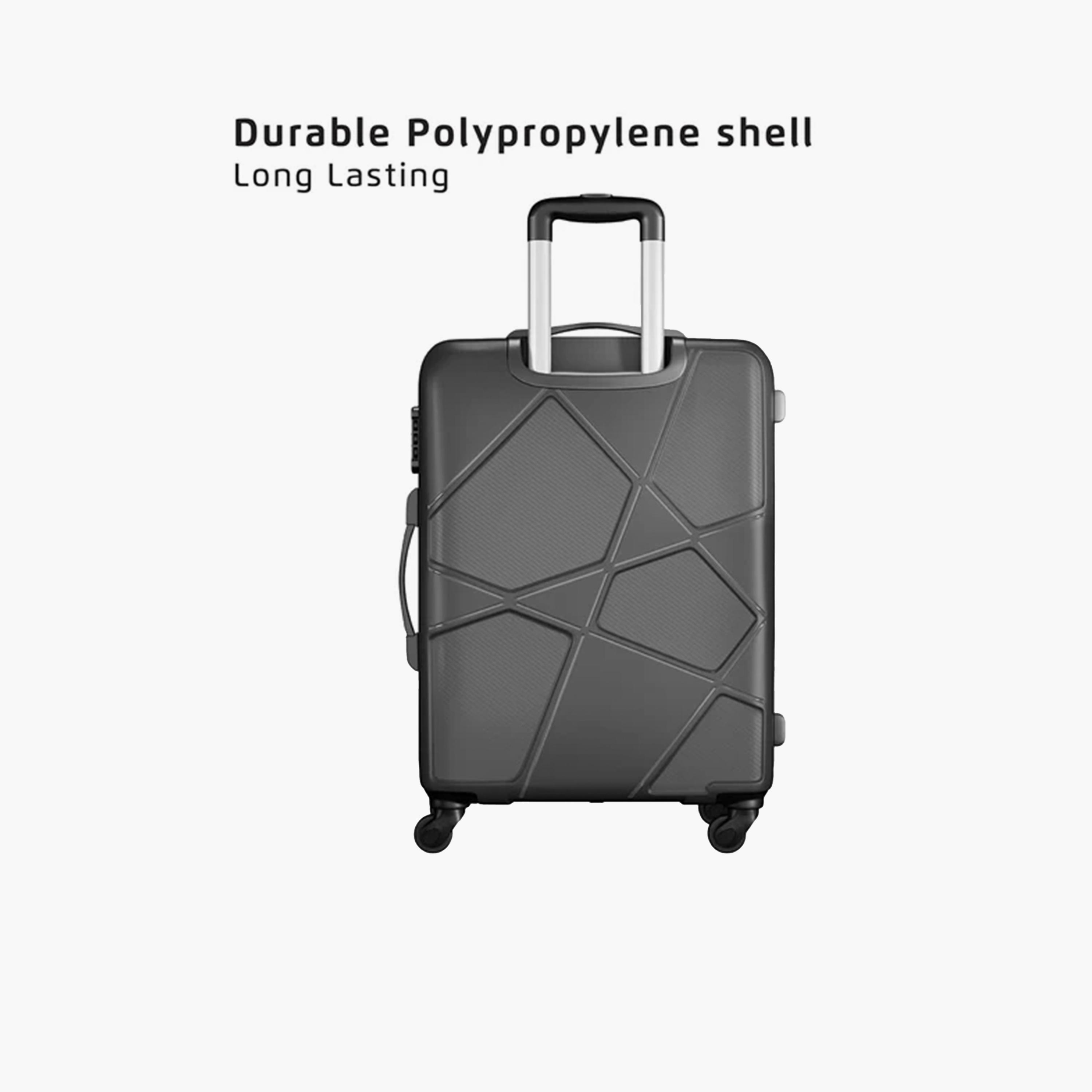 سفاري - شنطة سفر كبيرة من بنتاغون، مصنوعة من مادة البولي بروبيلين، بأربع عجلات دوّارة ، بجوانب صلبة، مقاس 75 سم، بقفل مركب-travel-luggagesandbags-luggage-image-6