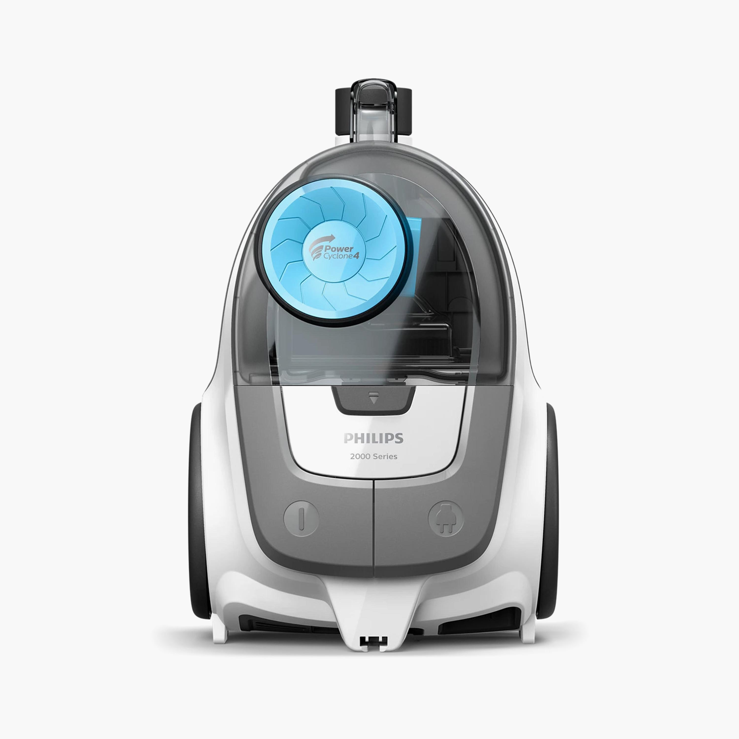 Philips 2000 Series Bagless Vacuum Cleaner 1800W - Arctic White and Sky Blue | XB2023/61-household-appliances-homeappliances-vacuumcleaners-image-2