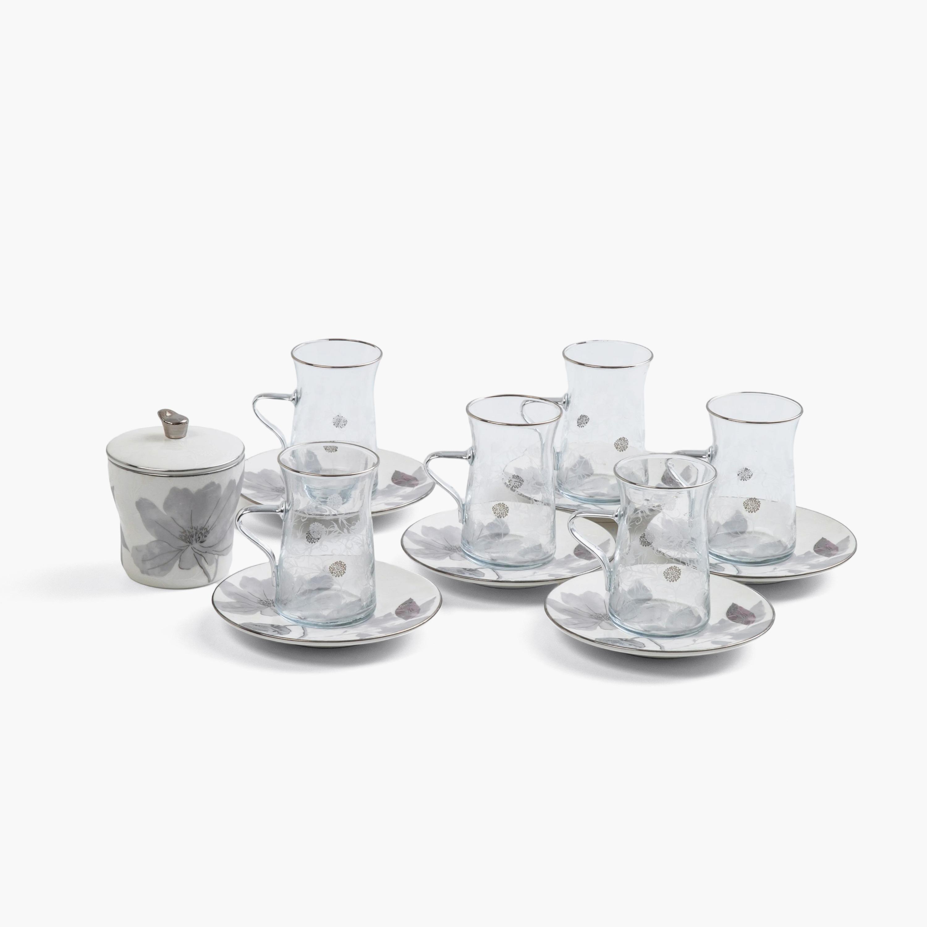 طقم شاي زجاجي مزهر 13 قطعة-household-dining-teaandcoffee-teaandcoffeesets-image-7
