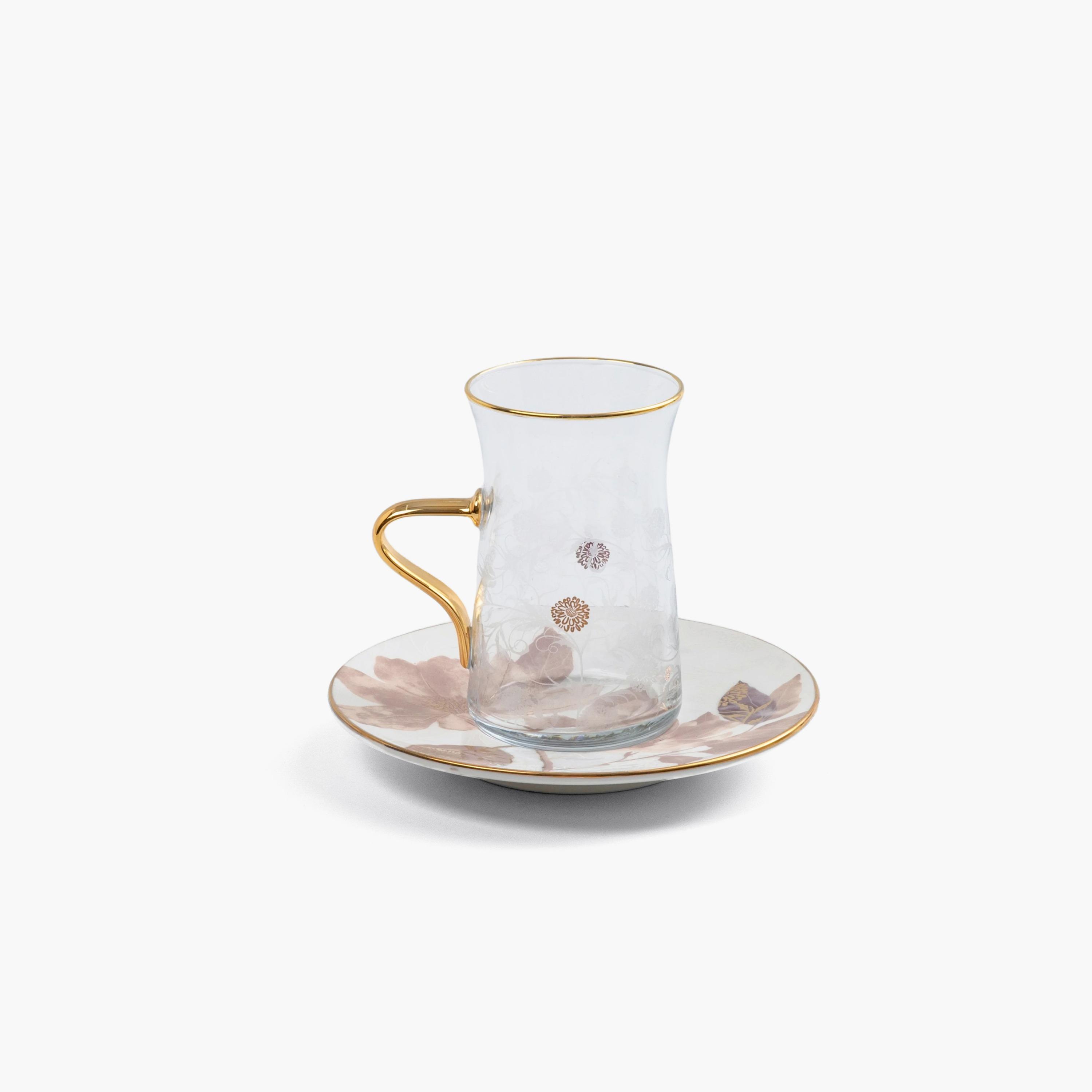 طقم شاي زجاجي مزهر 13 قطعة-household-dining-teaandcoffee-teaandcoffeesets-image-13