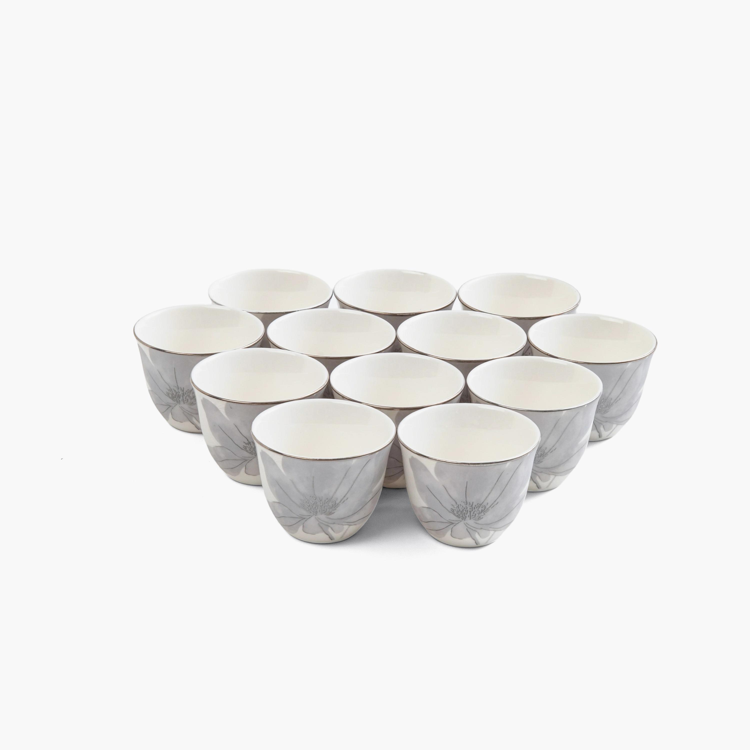Floral Pattern Arabic 12 Pcs Coffee Cups-household-dining-teaandcoffee-teaandcoffeesets-image-9